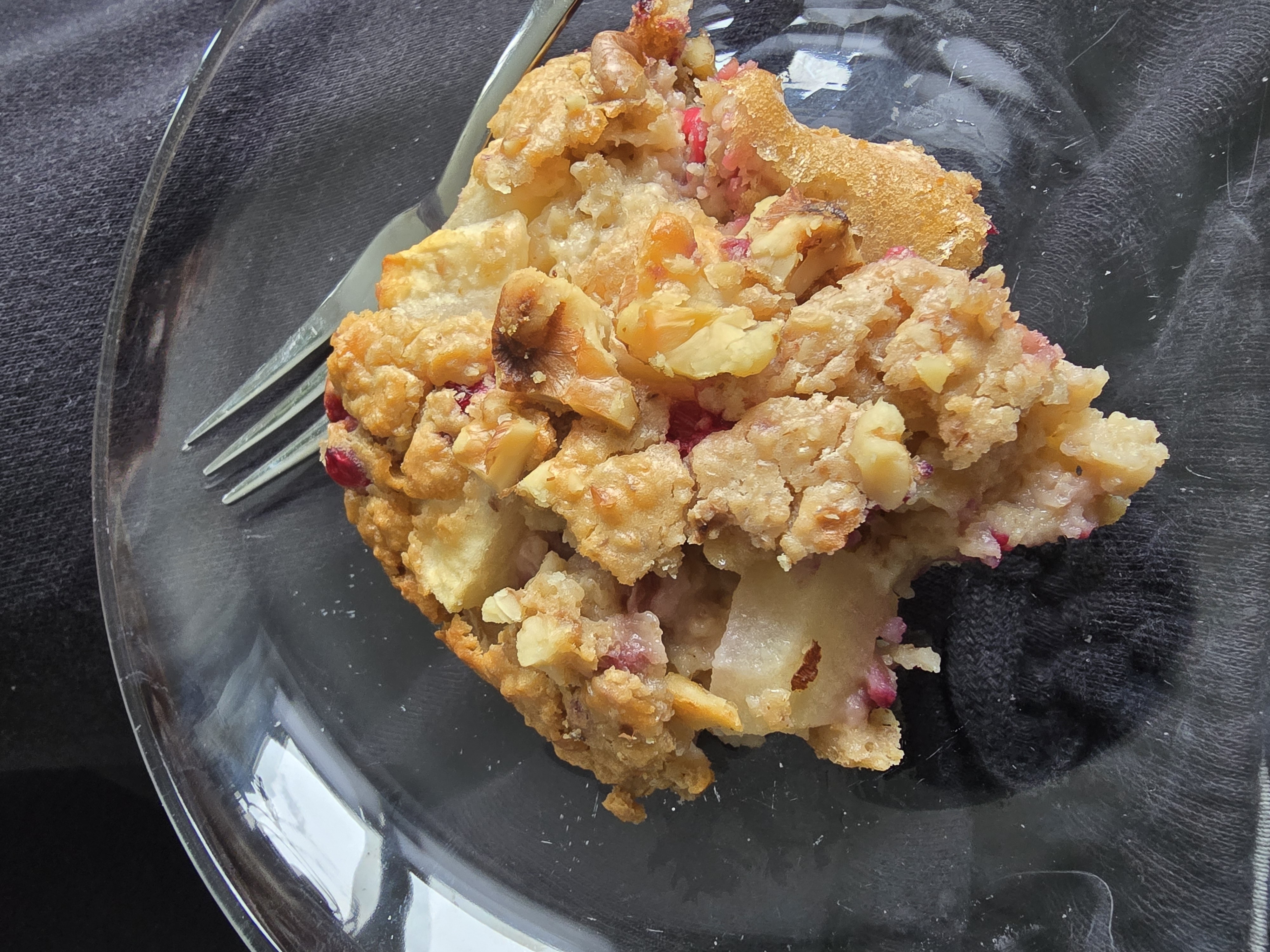 Appel crumble dessert