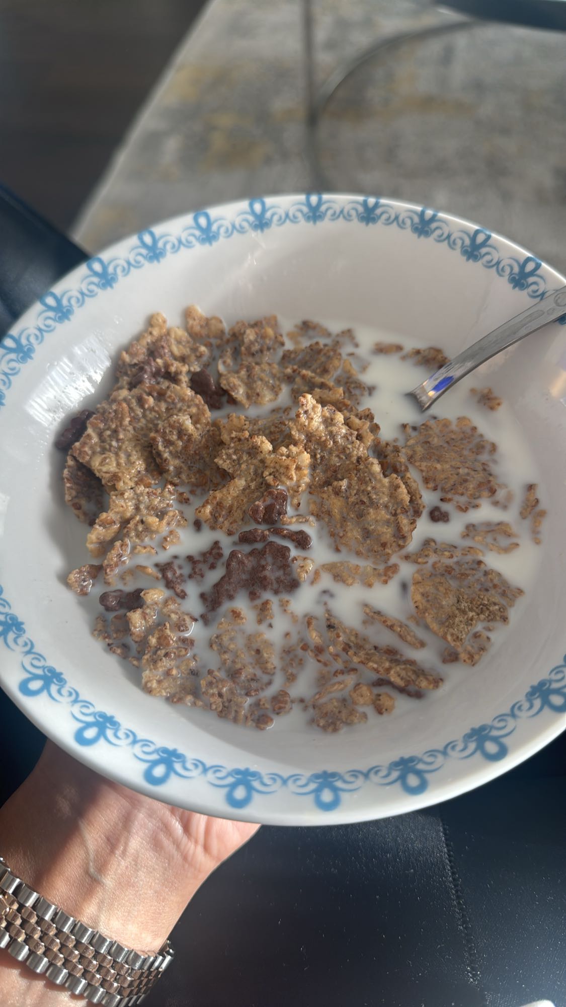 Cereal with milk