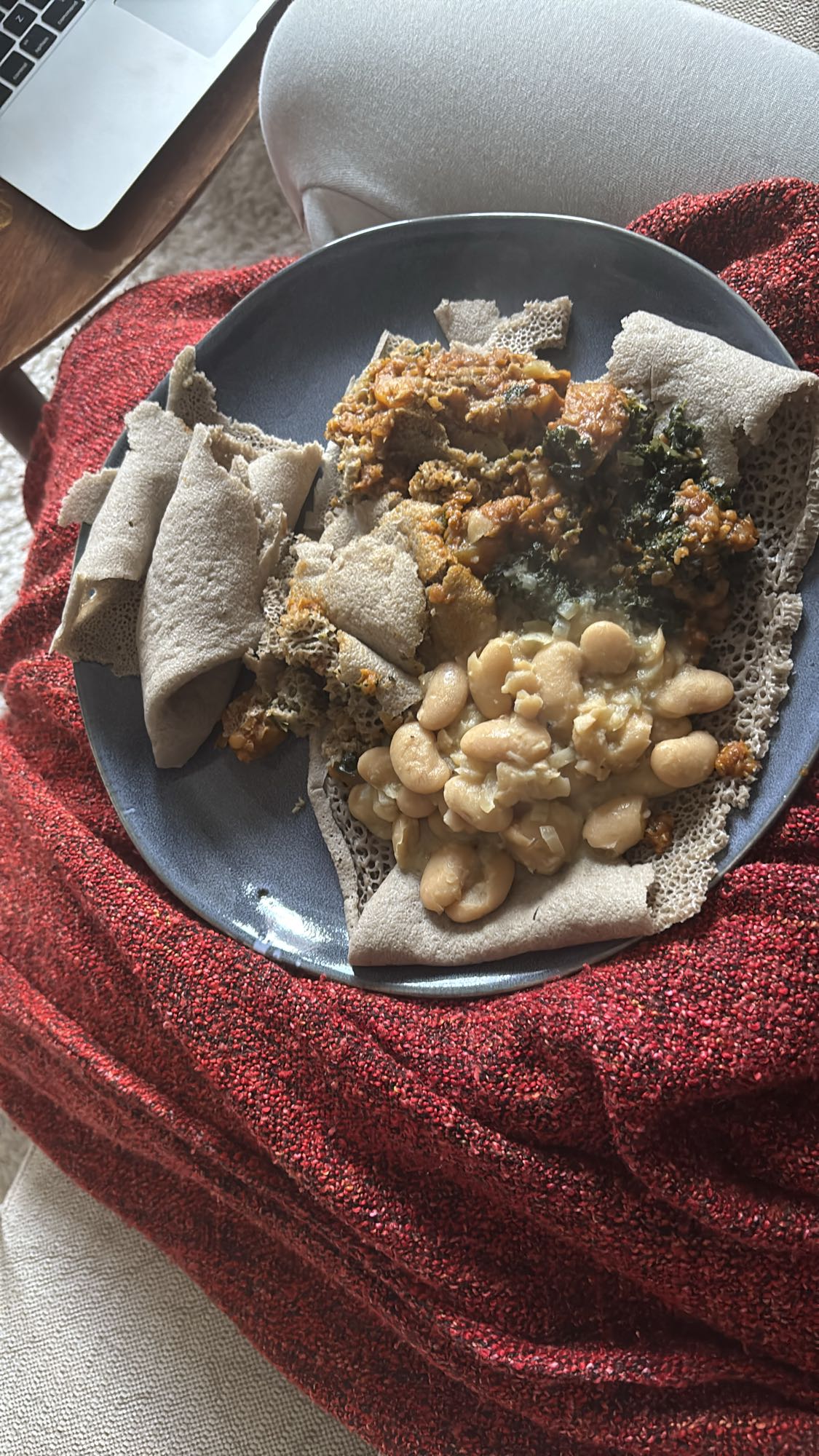 Injera med grytor