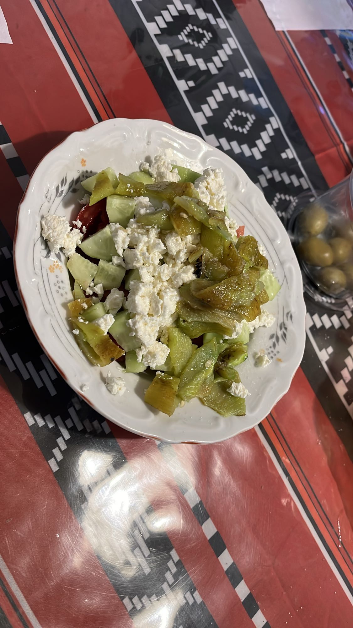 Салата с печени чушки