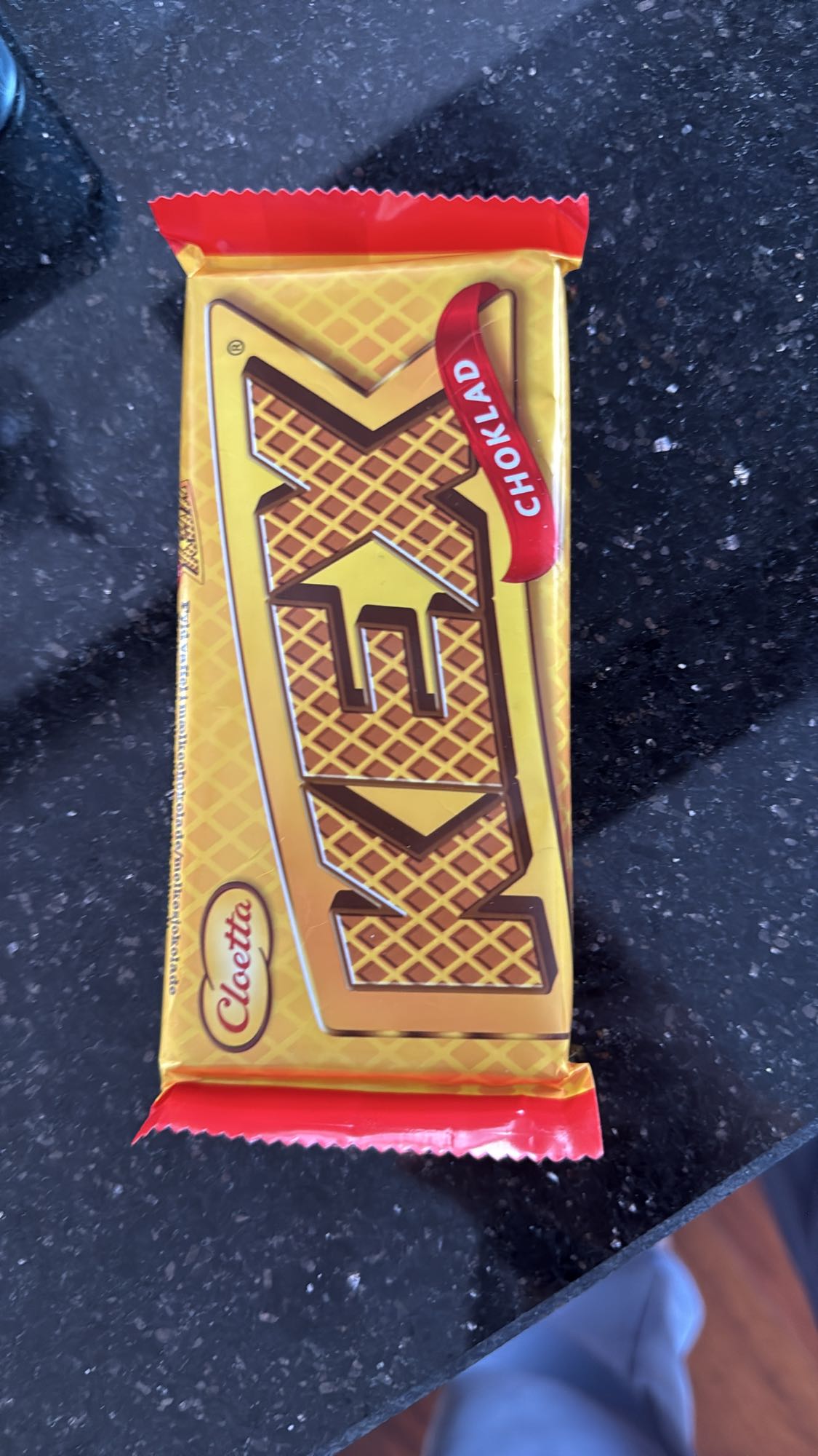 Gaufrette chocolatée