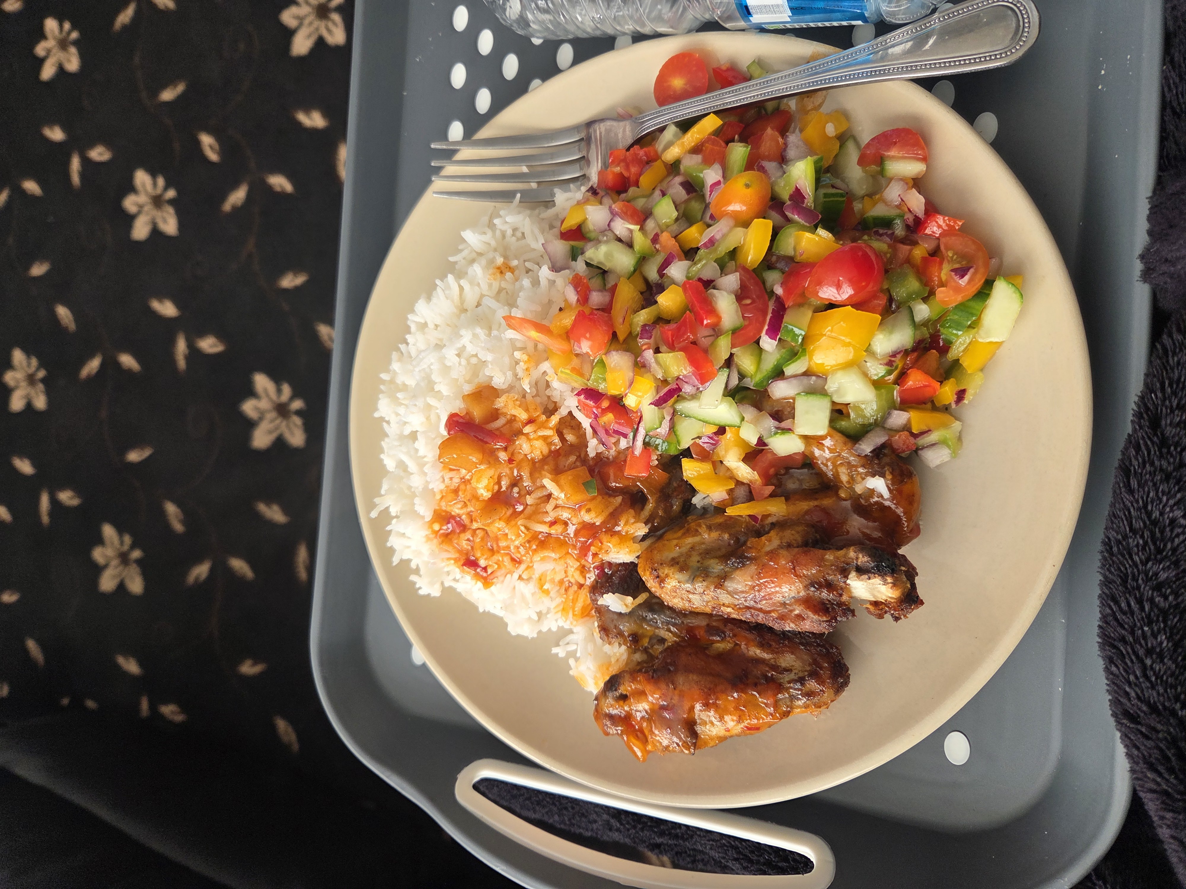 Chicken, Rice & Veggie Salad