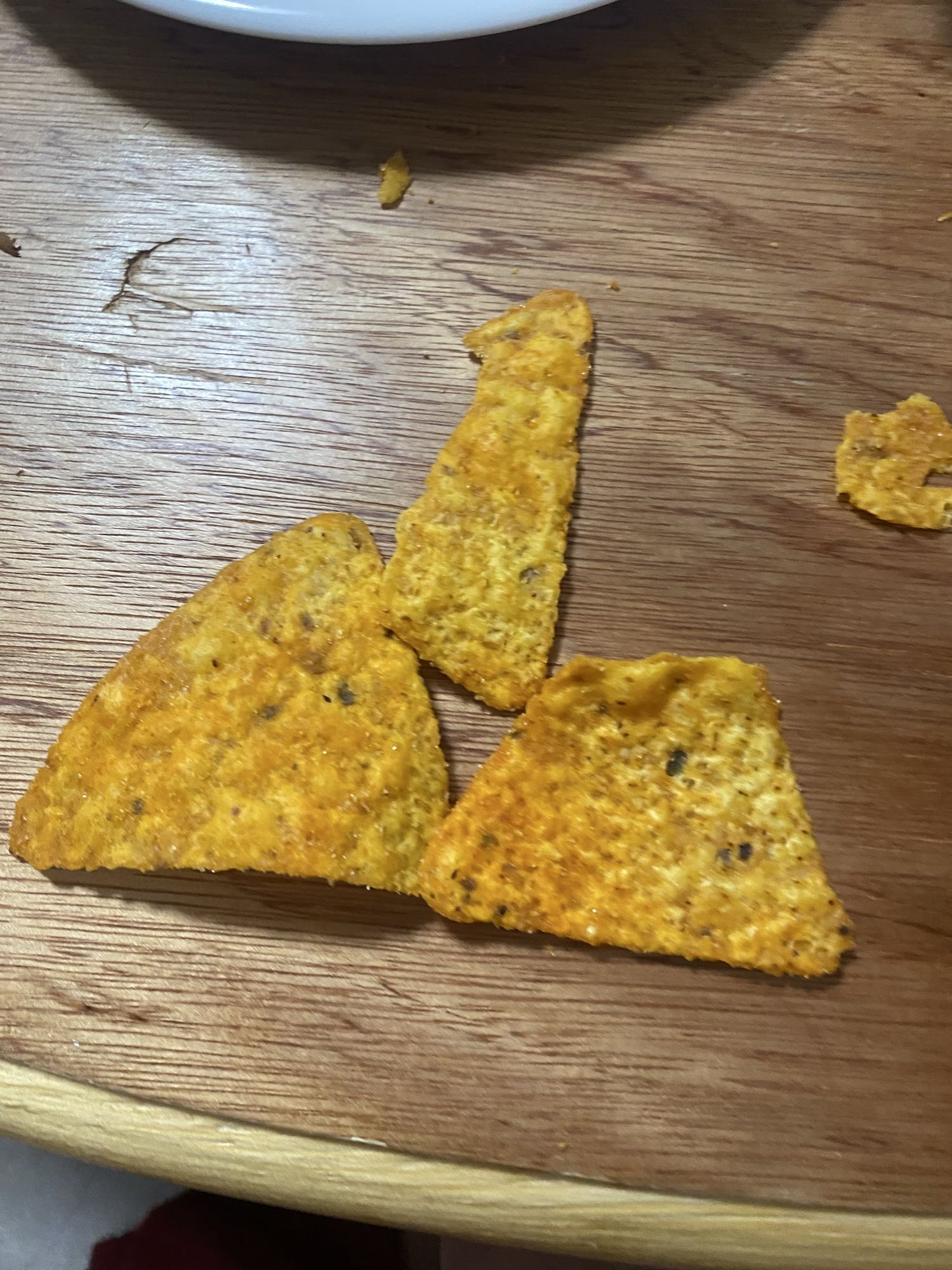 Trozos de nachos