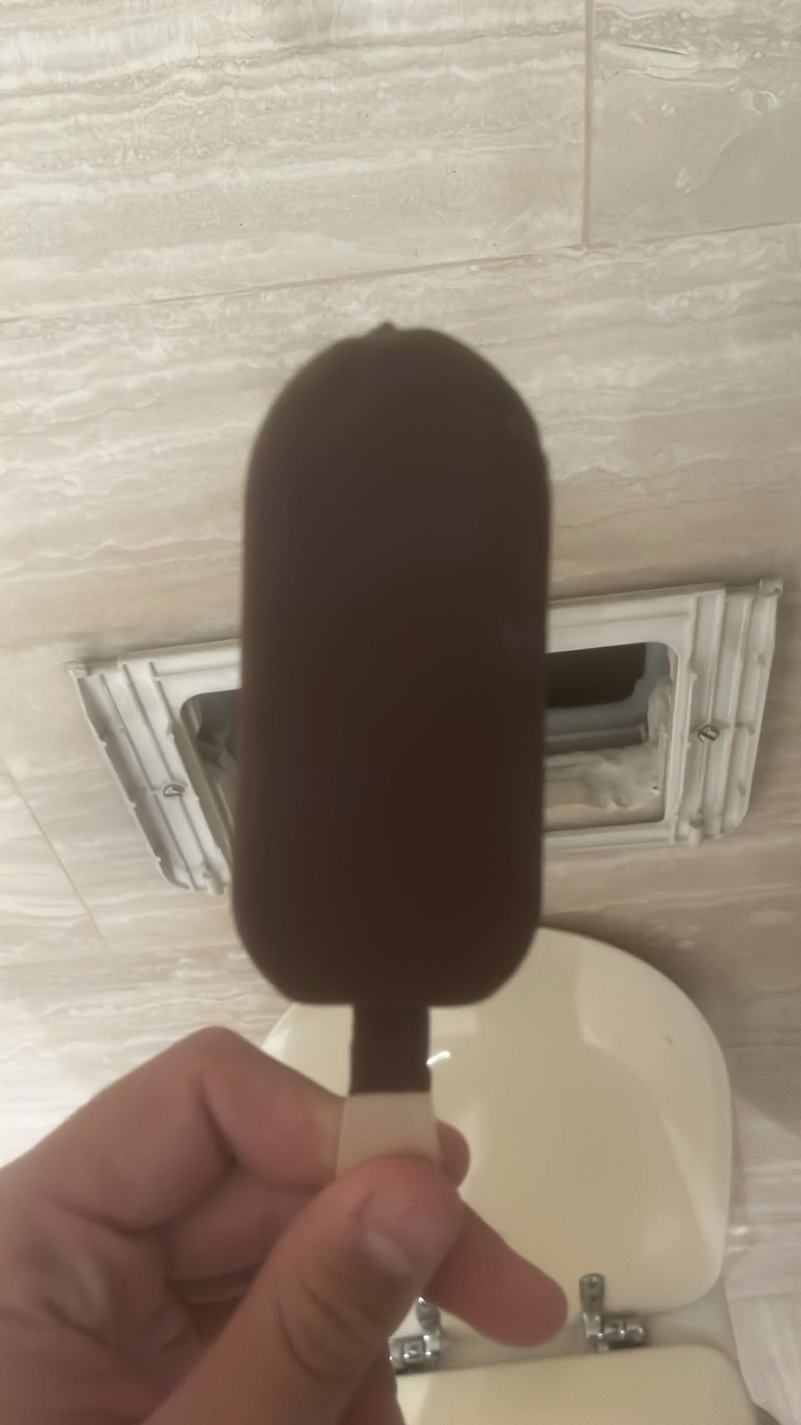 Helado de chocolate