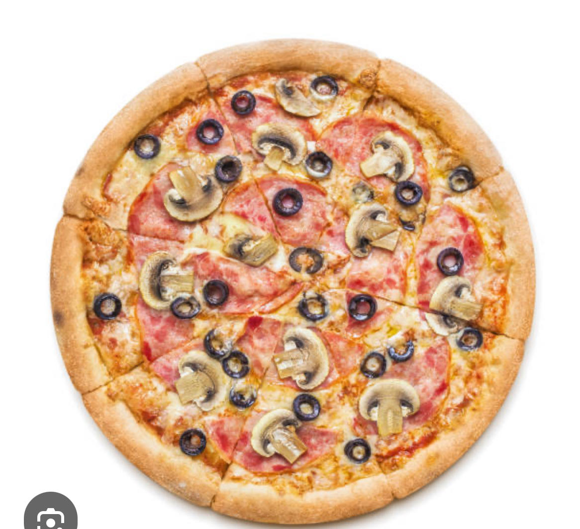 Mushroom Olive Pizza
