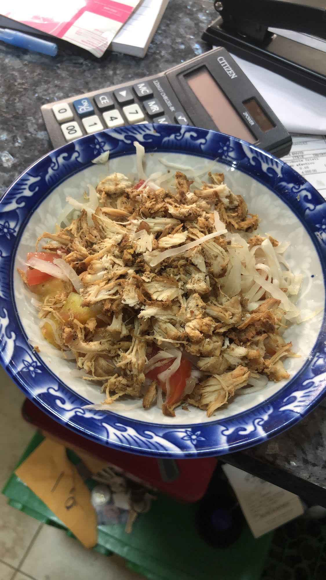 ensalada con pollo