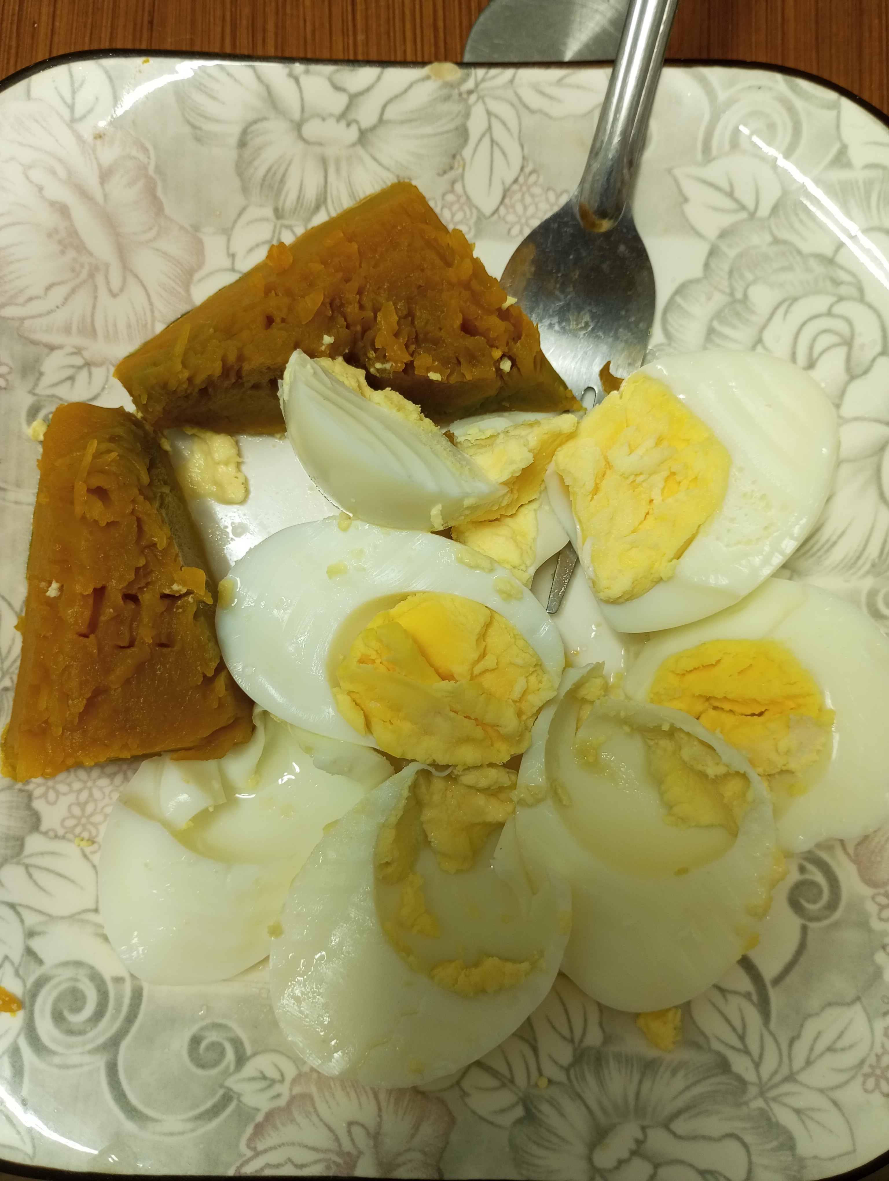 Huevos con calabaza