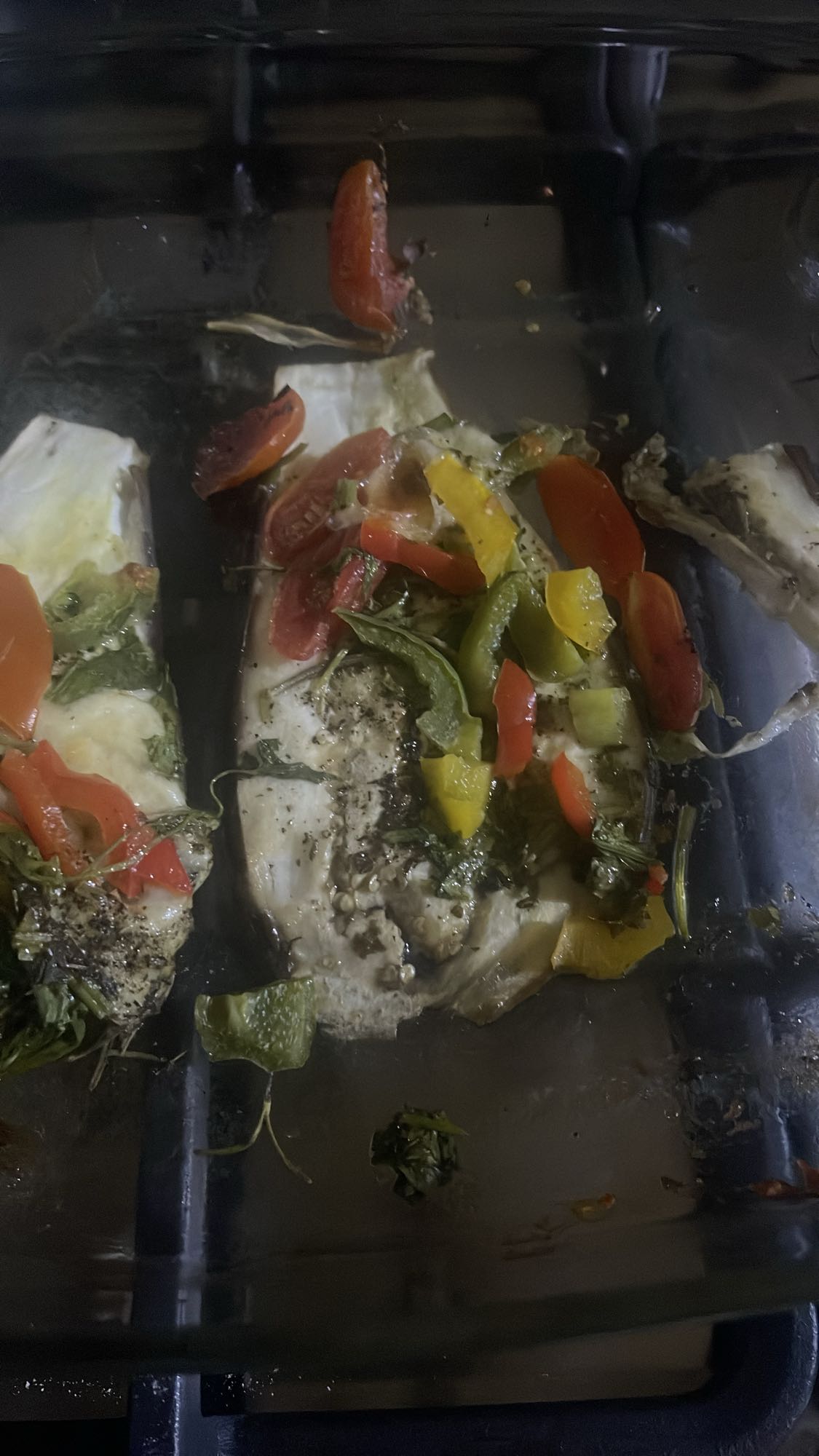 berenjena asada con verduras