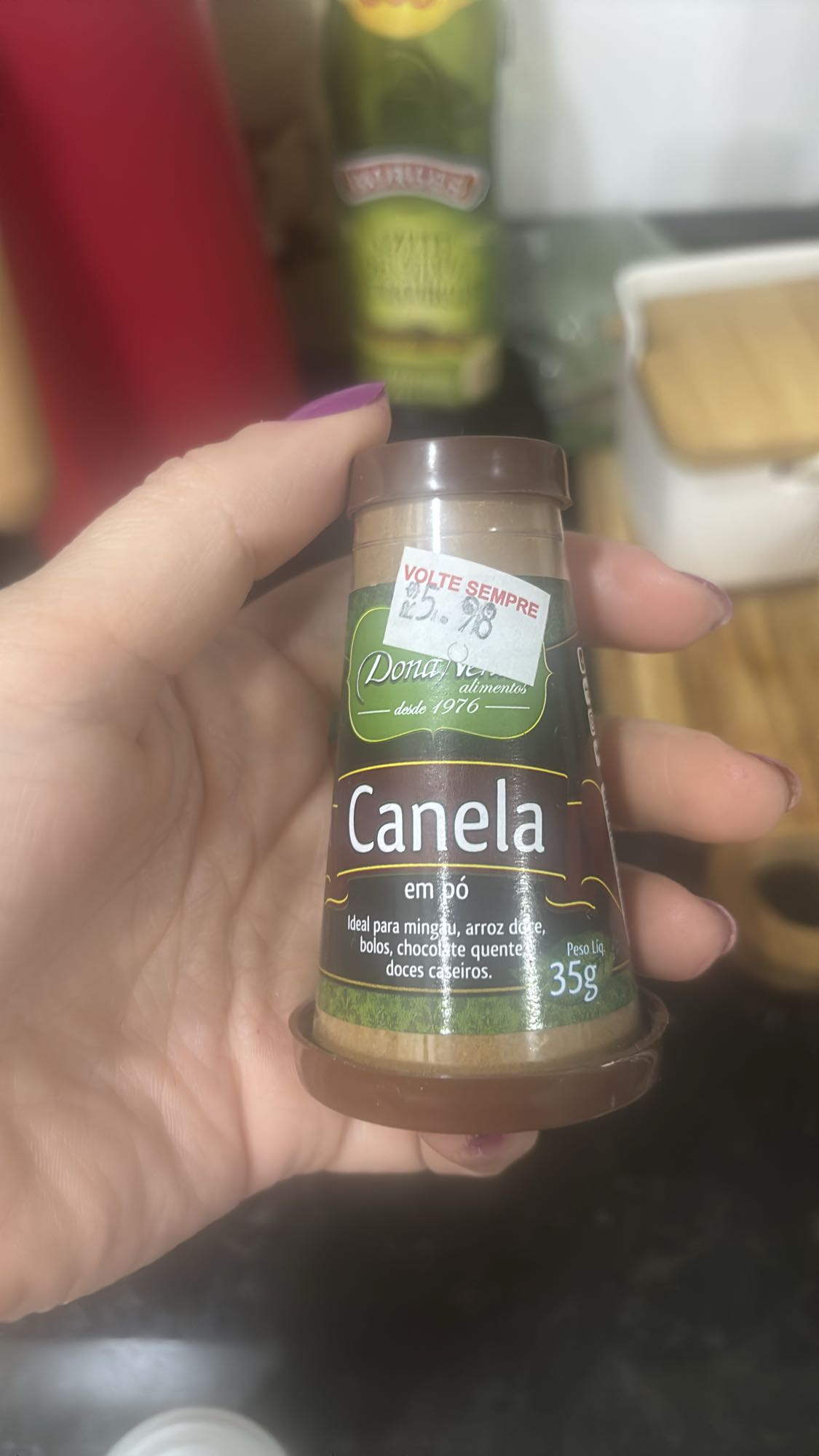 Canela em pó