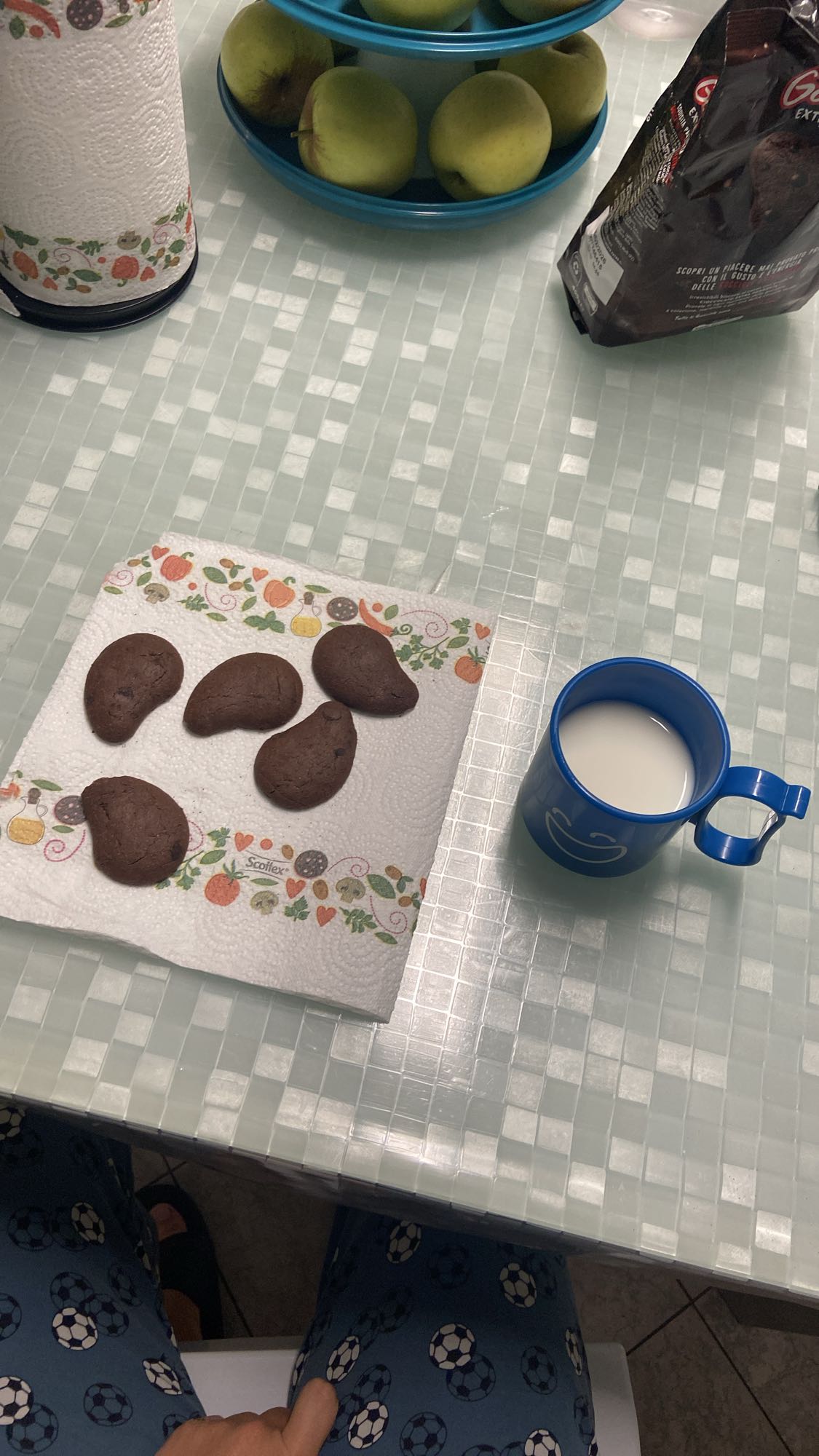 Biscotti al cioccolato e latte