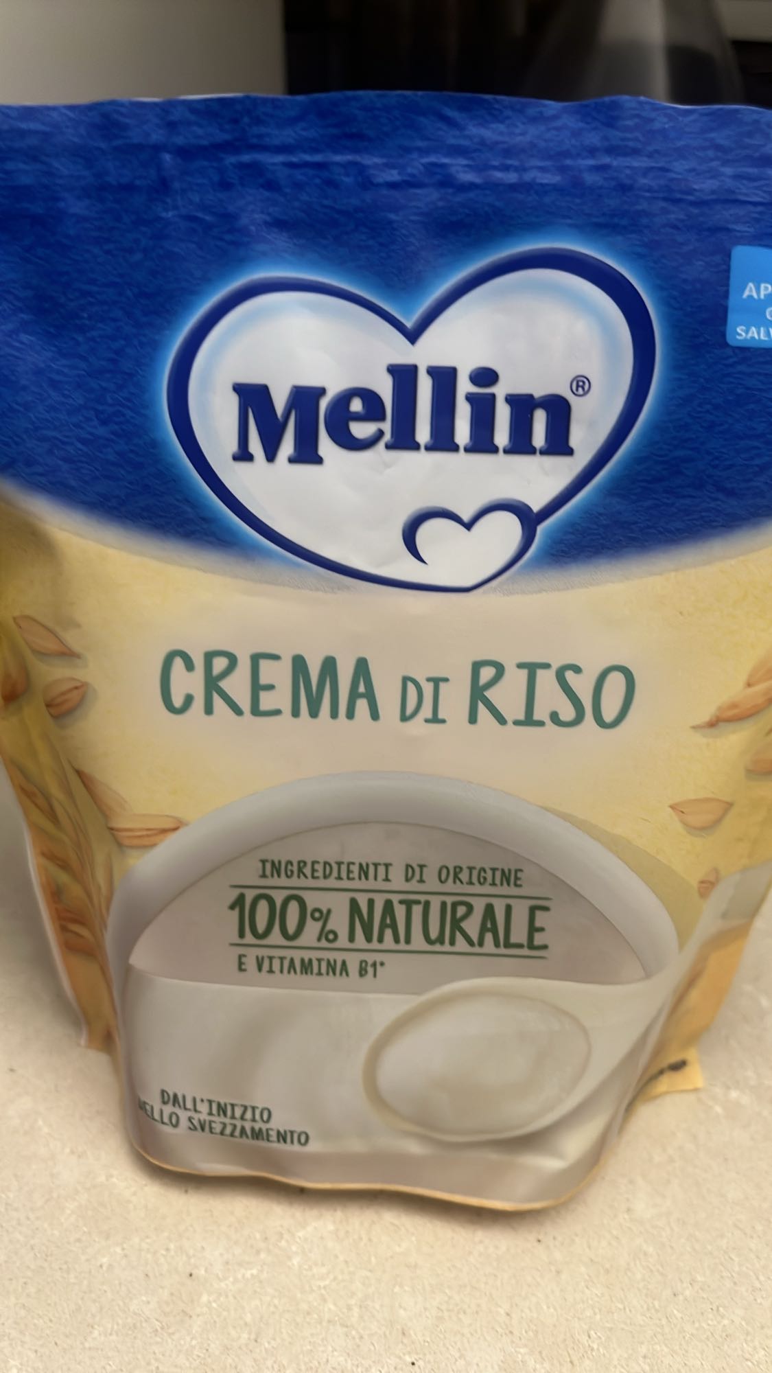 Crema di riso Mellin