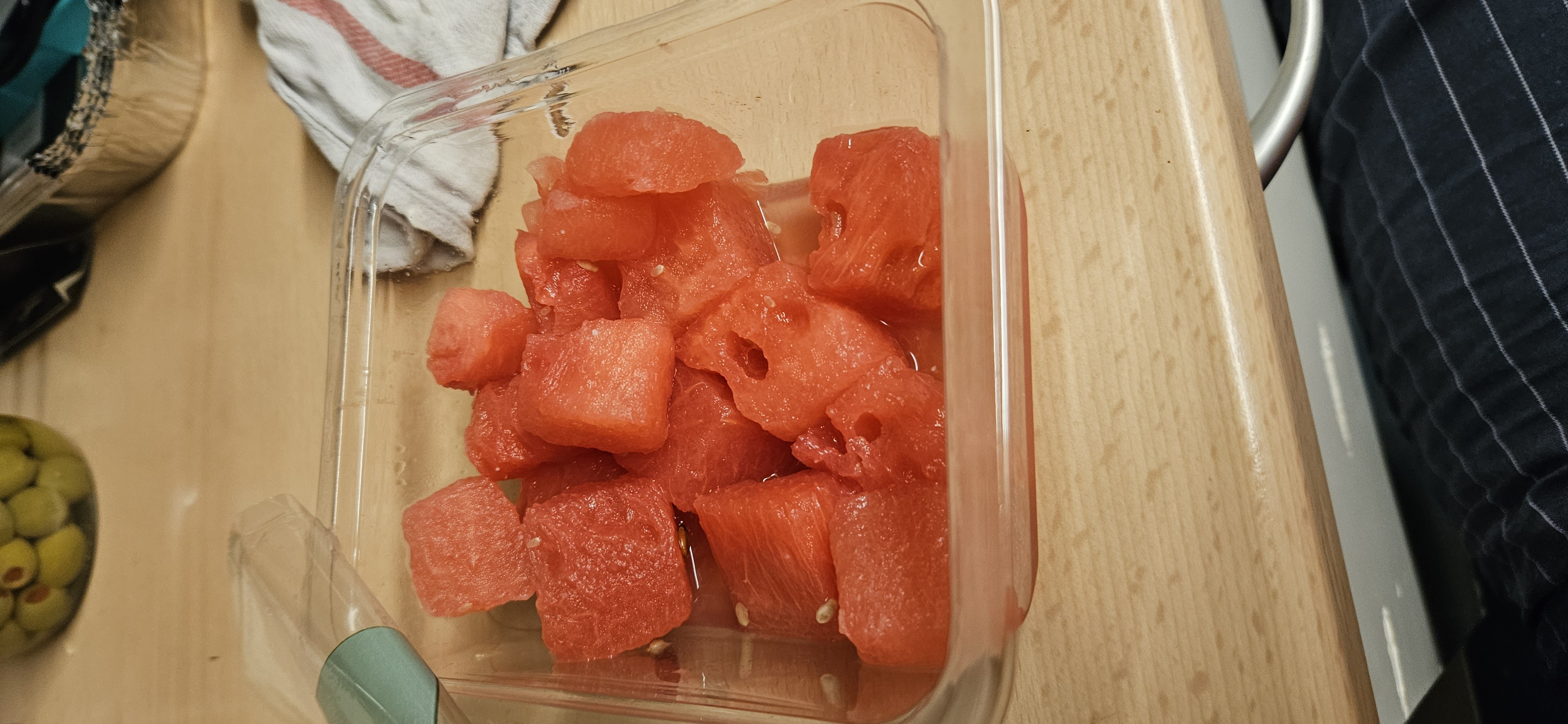 Watermelon cubes