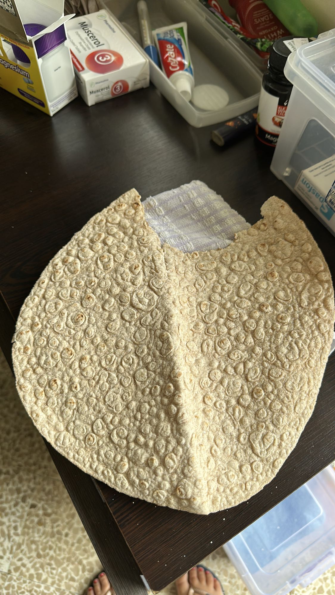 Whole wheat flatbread