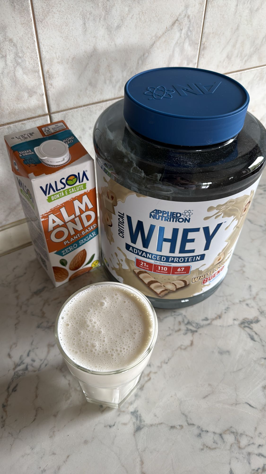 Whey Protein Almond Shake