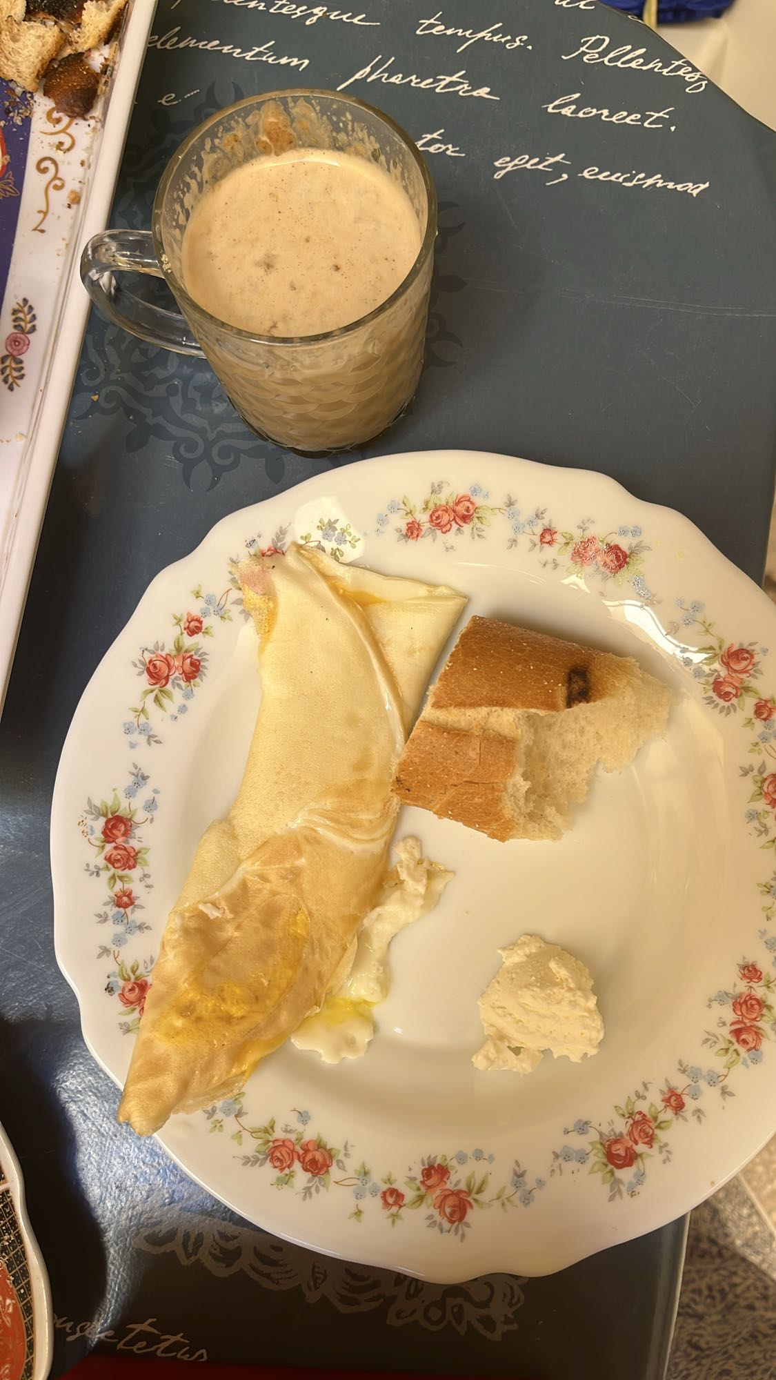 Petit déjeuner crêpe