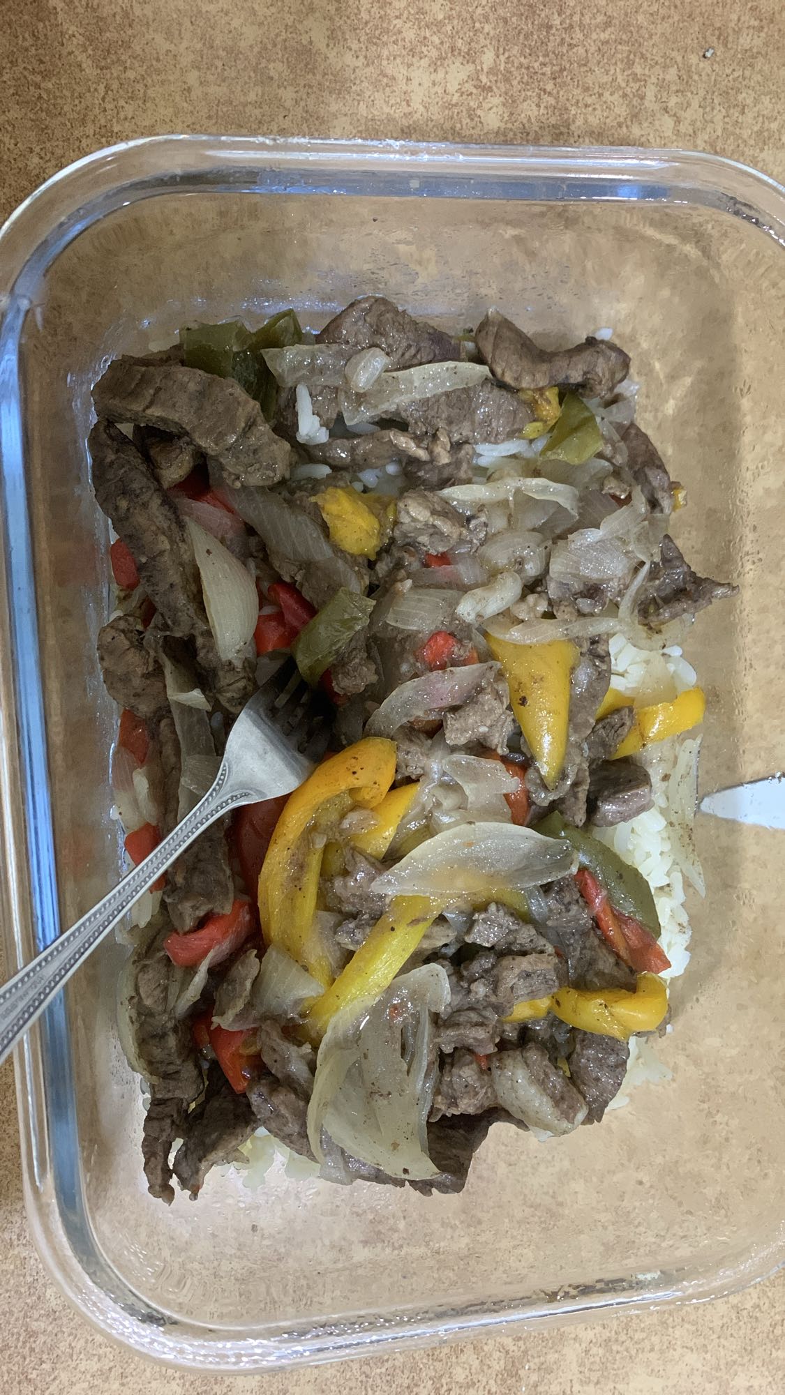 Beef Stir Fry with Rice