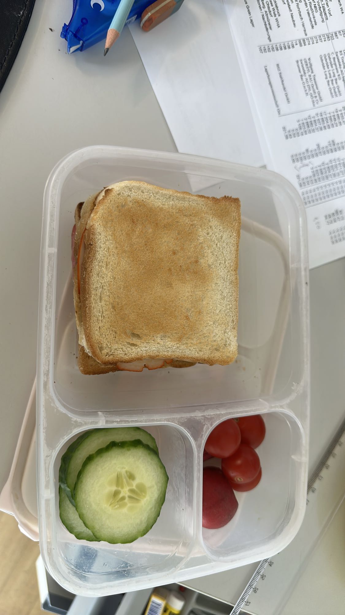 Sandwich mit Gemüse