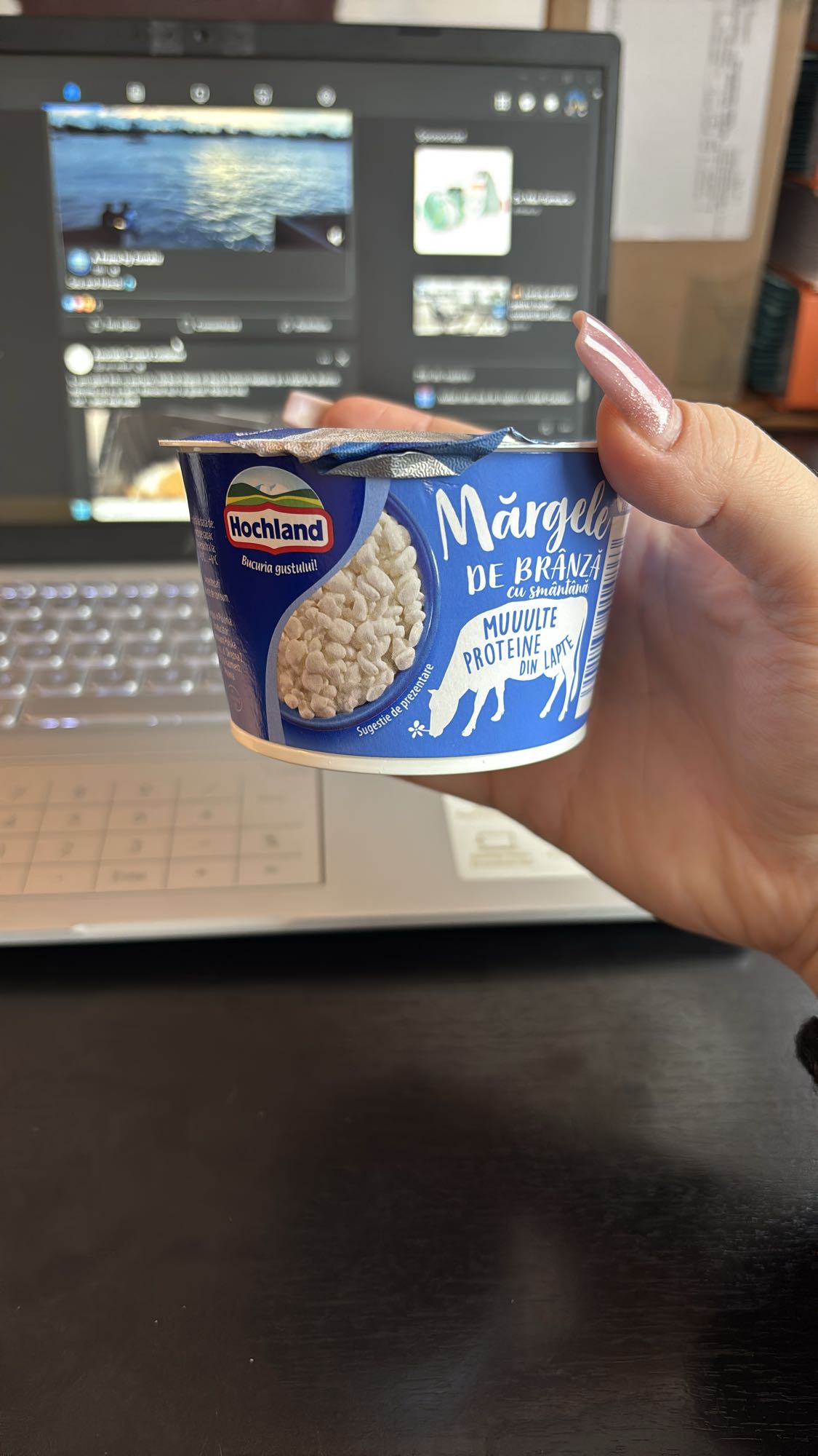 Mărgele de brânză cu smântână