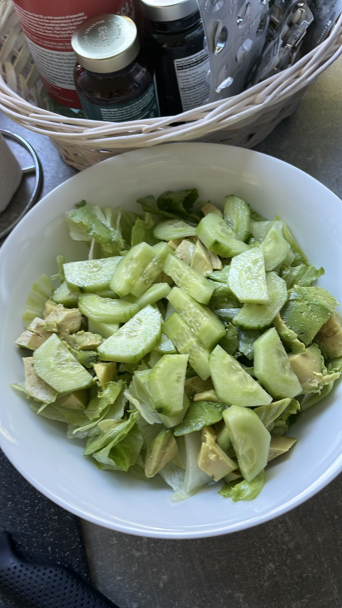 Cucumber Avocado Salad