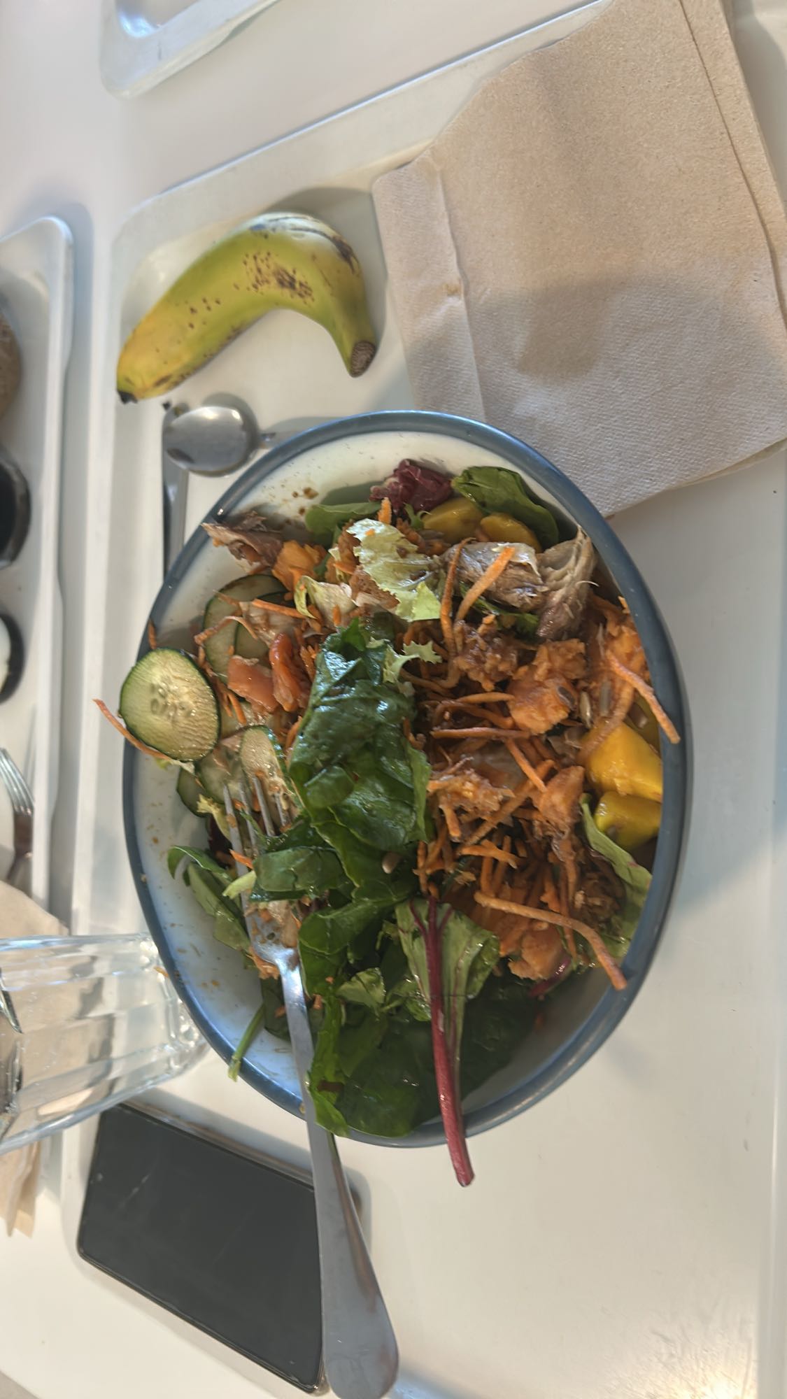 ensalada con plátano