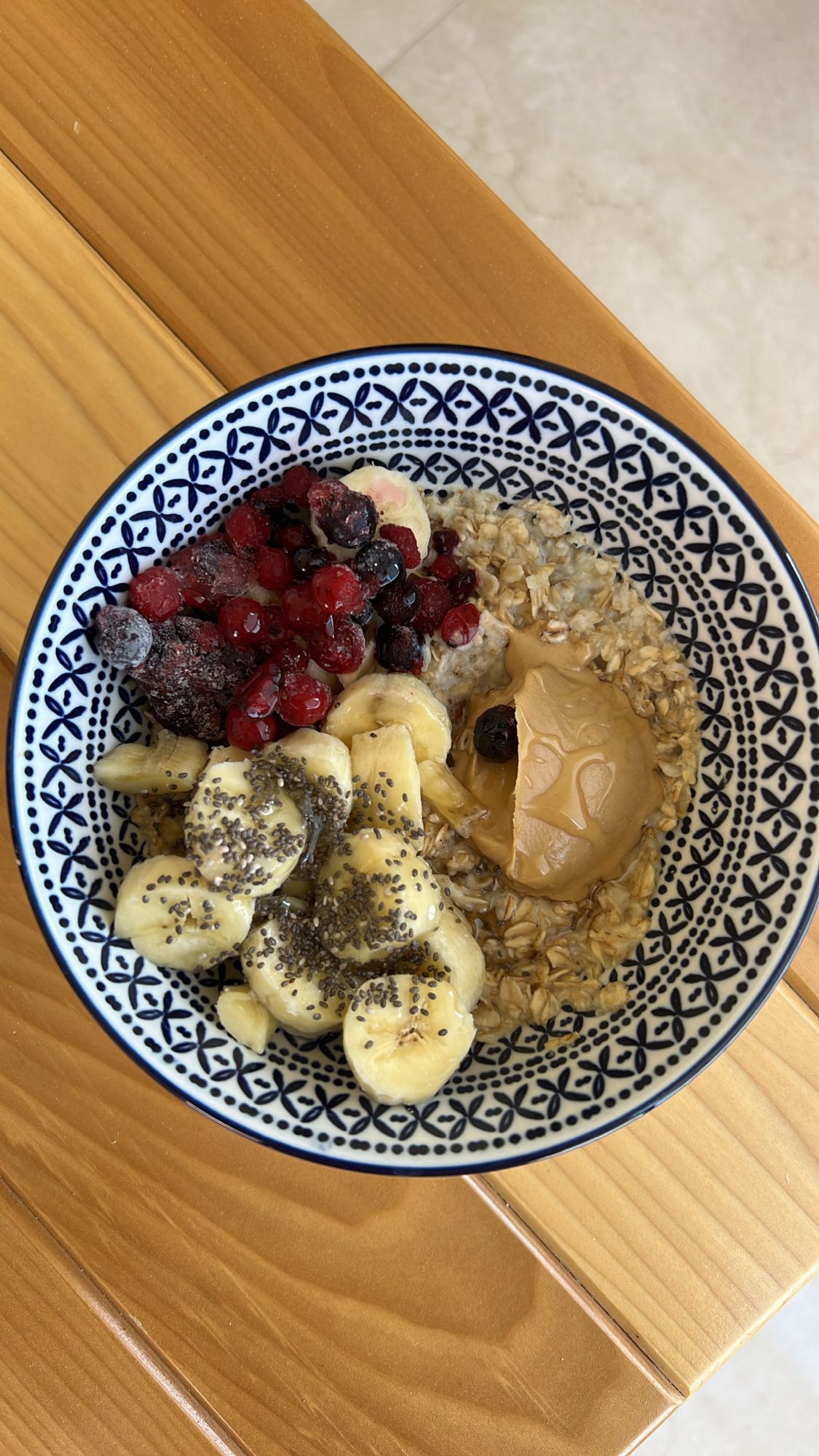 Peanut Butter Oat Bowl