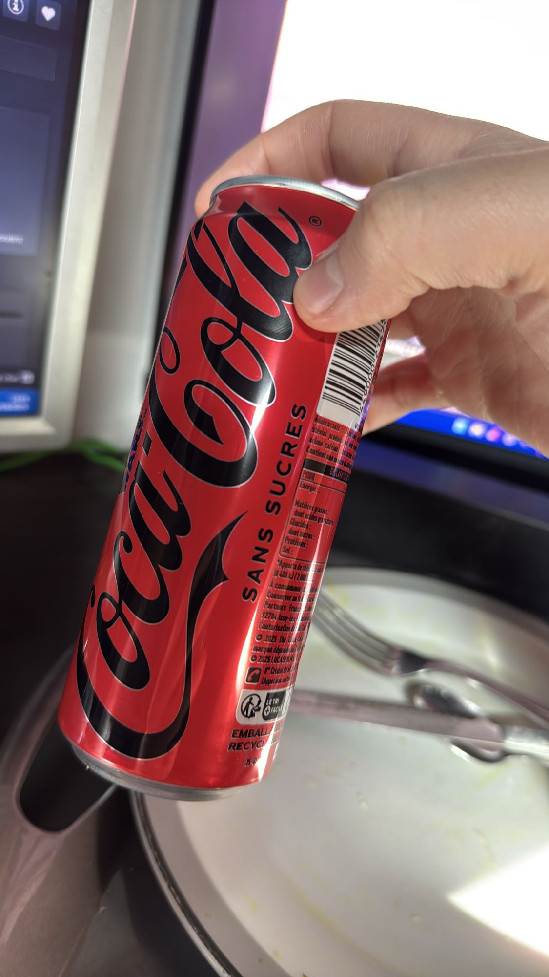 Coca-Cola sans sucres