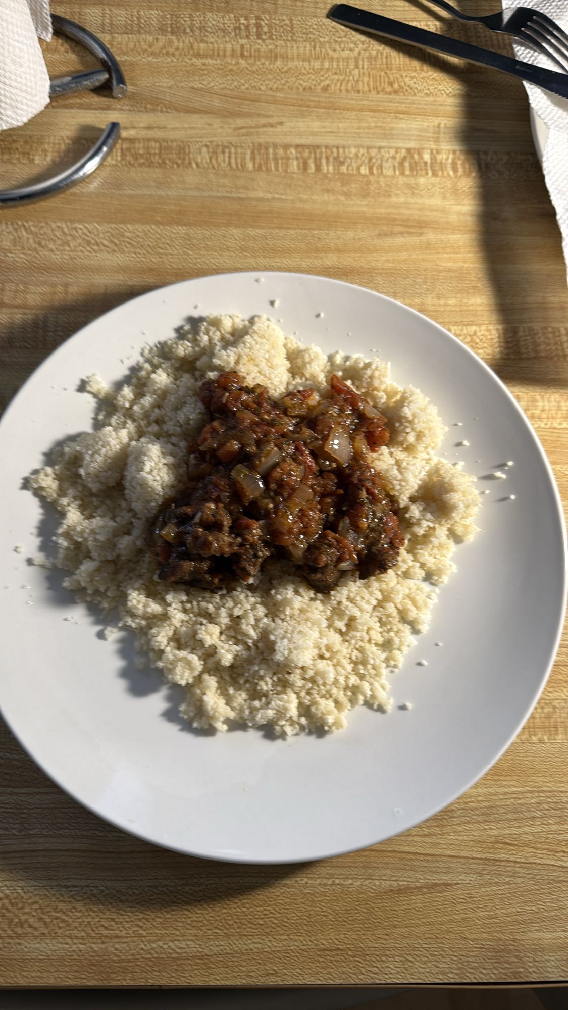 Couscous avec ragoût