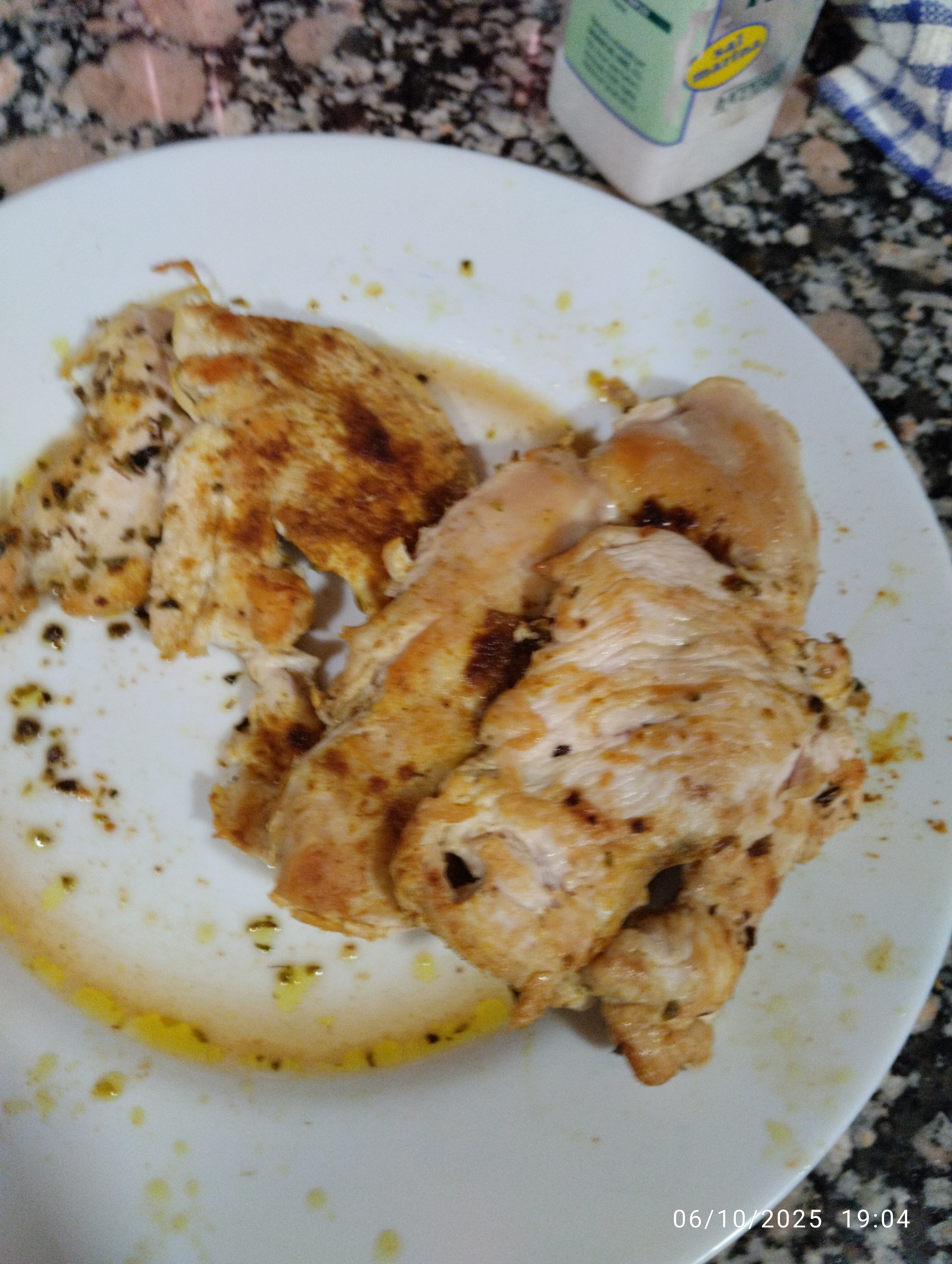 Pechuga de pollo asada