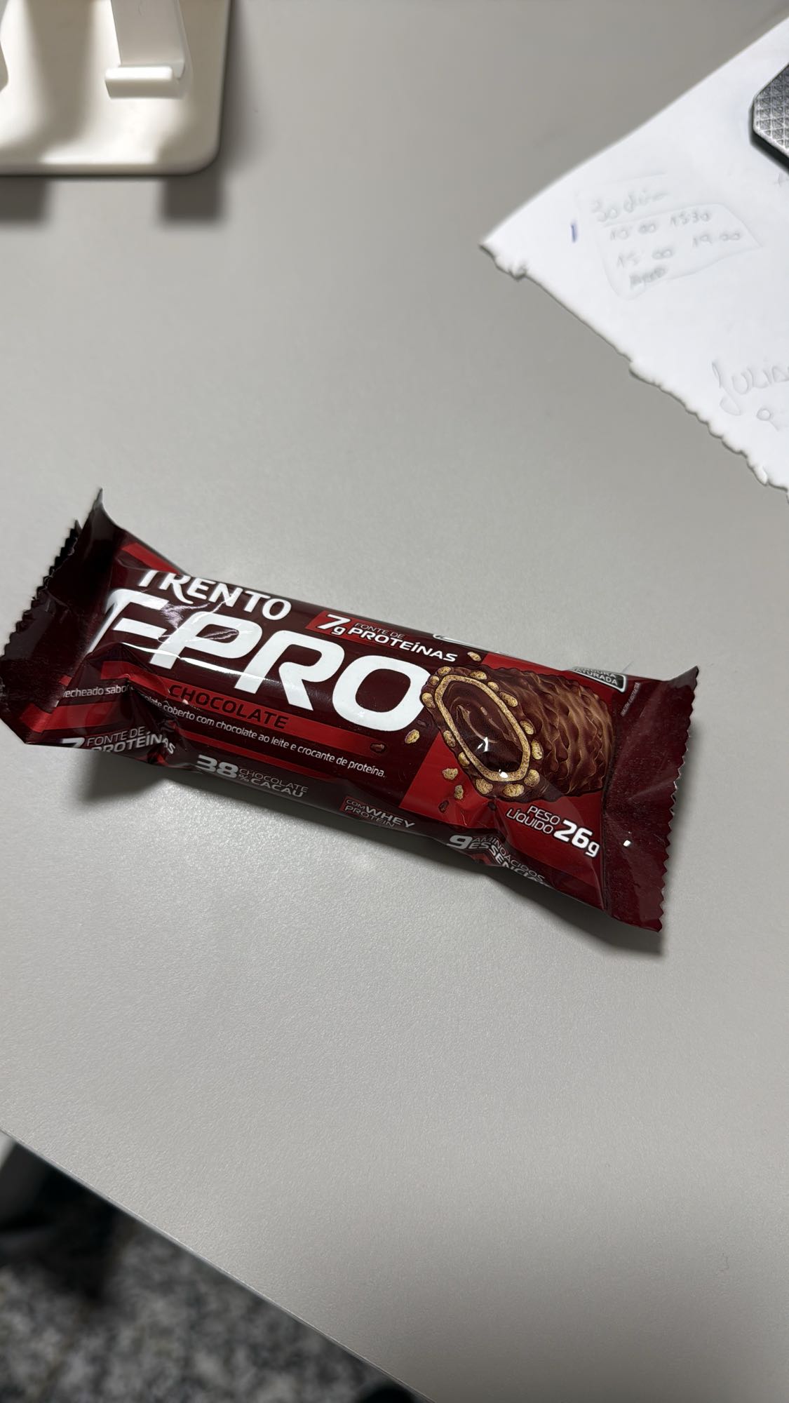 Barra de proteína chocolate