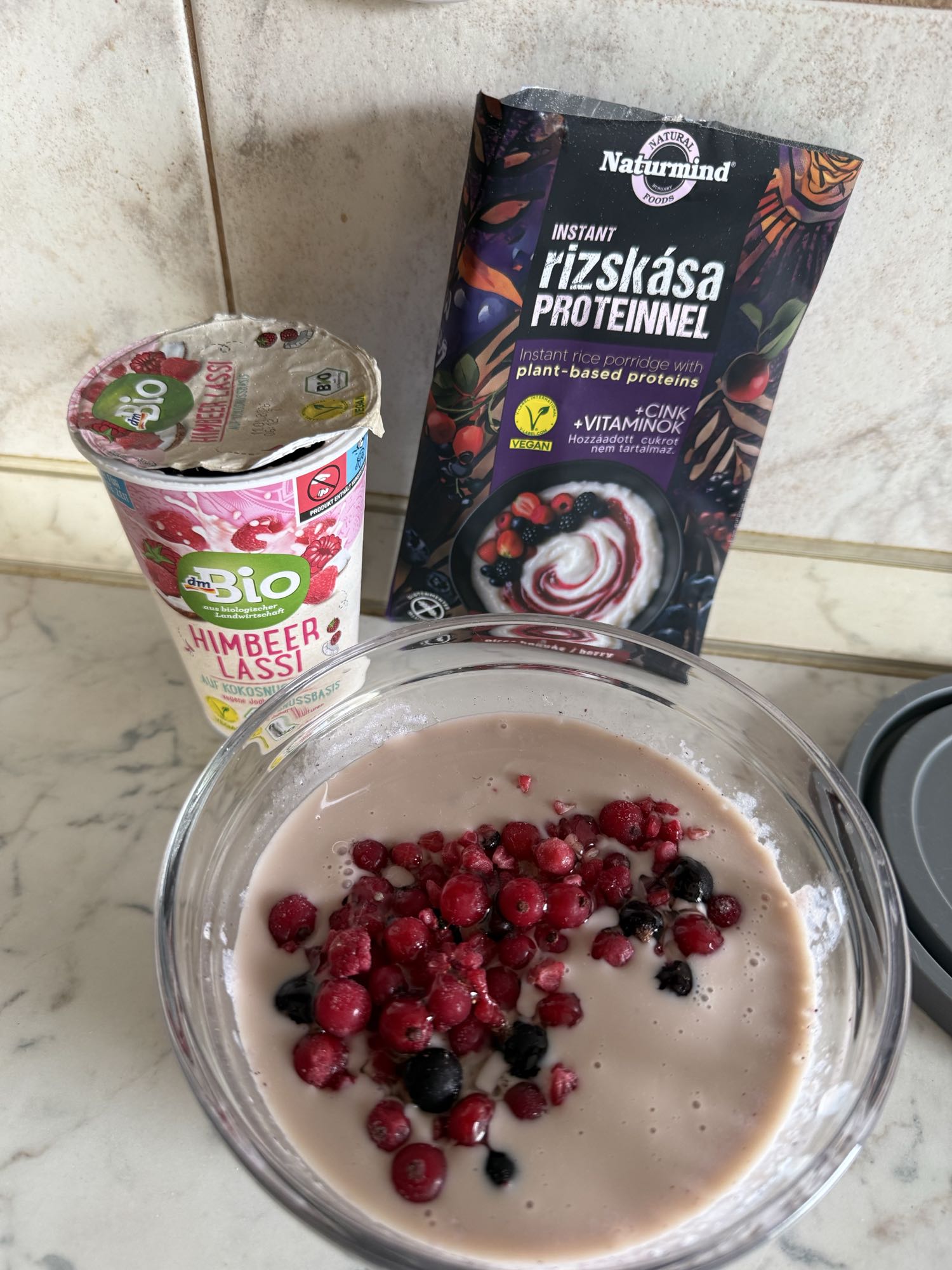 Berry Protein Rice Porridge