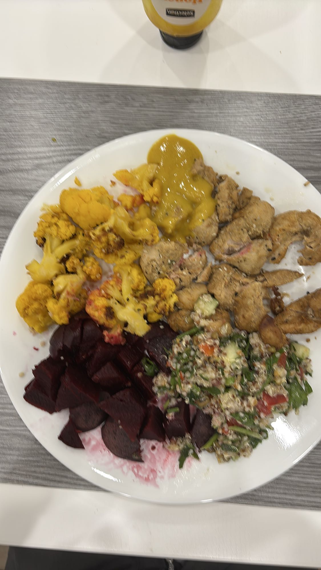 Assiette santé mixte