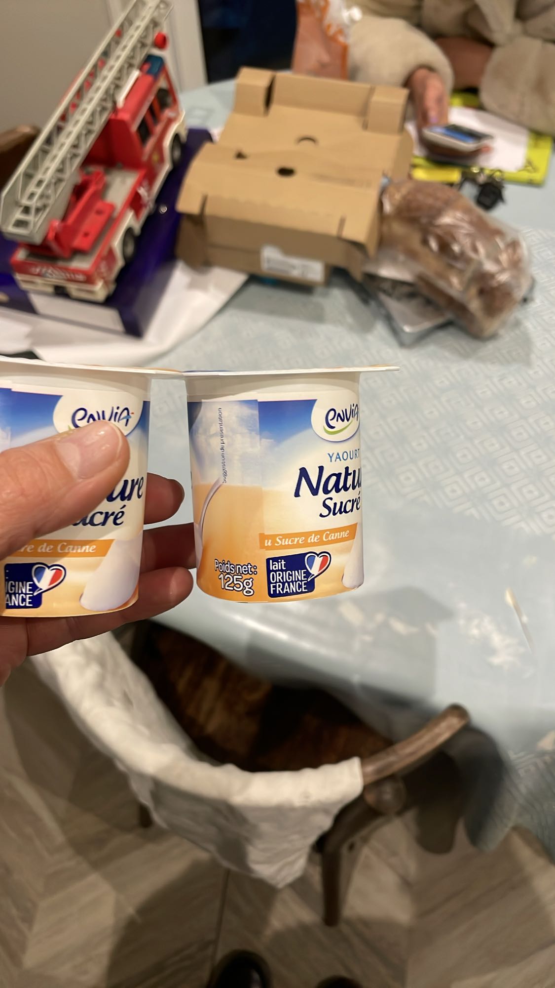 Yaourt nature sucré