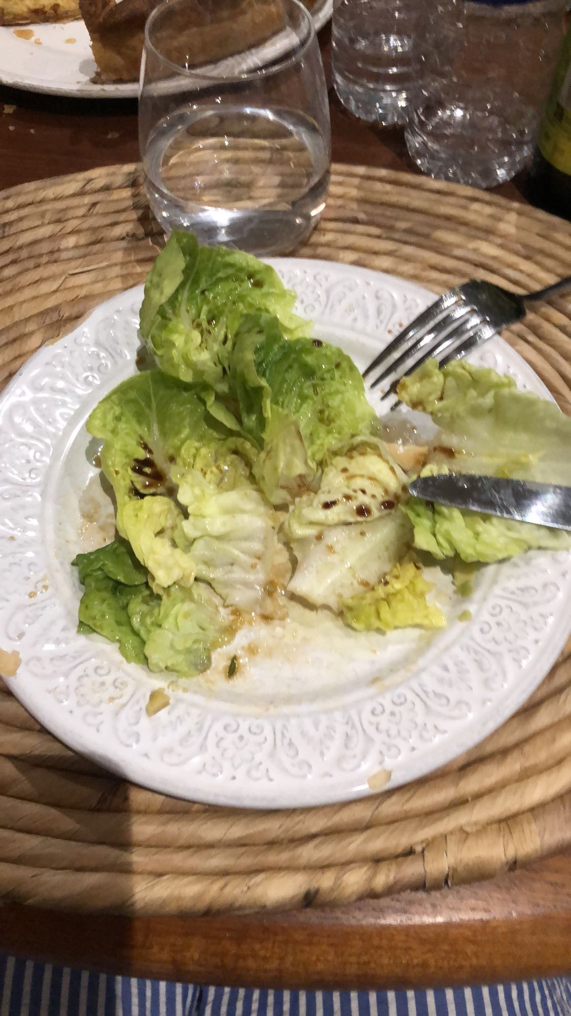 Salade verte simple