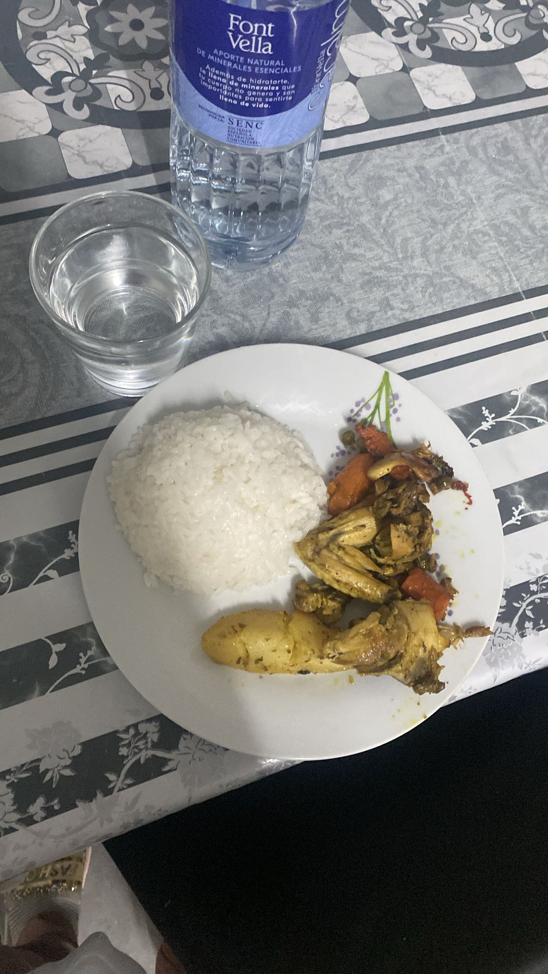Pollo guisado con arroz