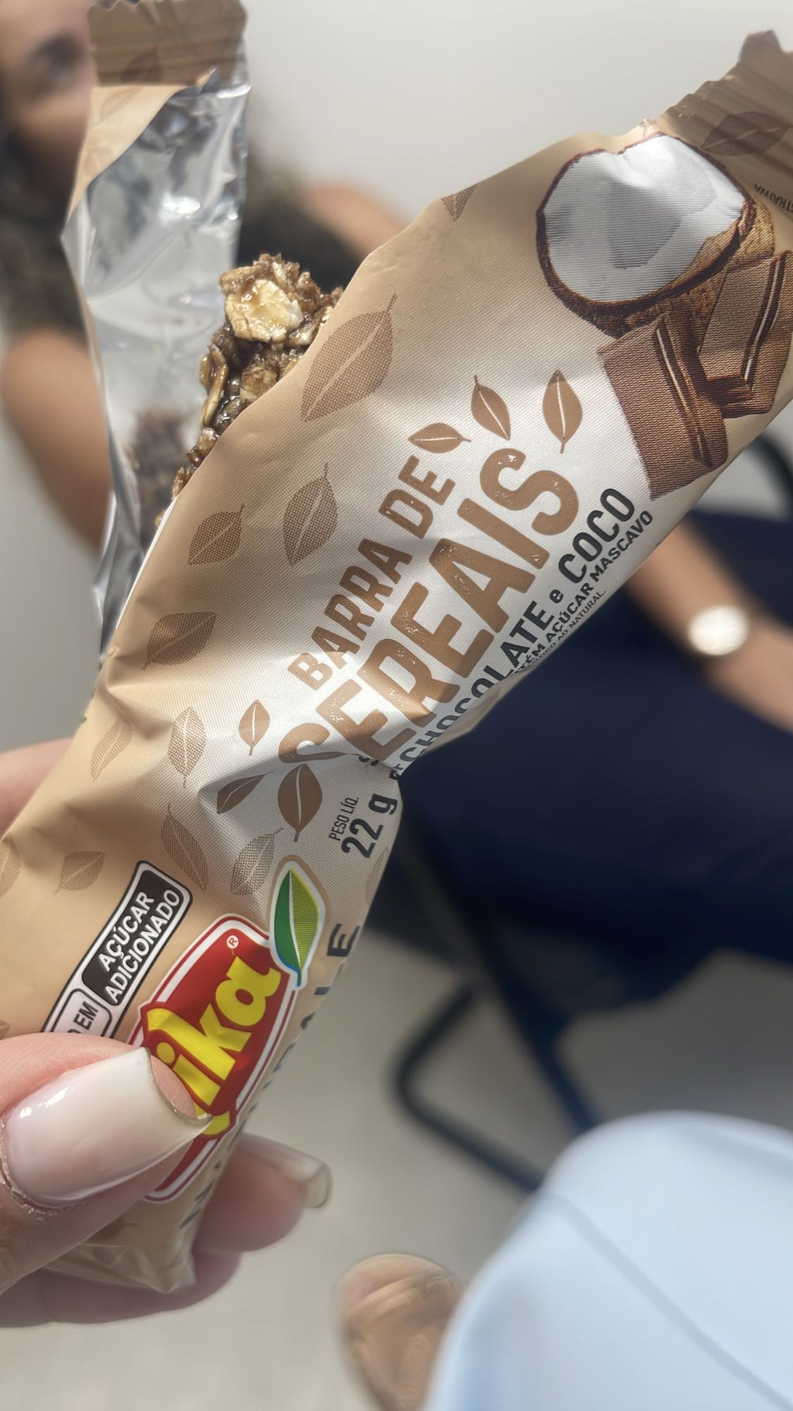 Barra de cereais coco