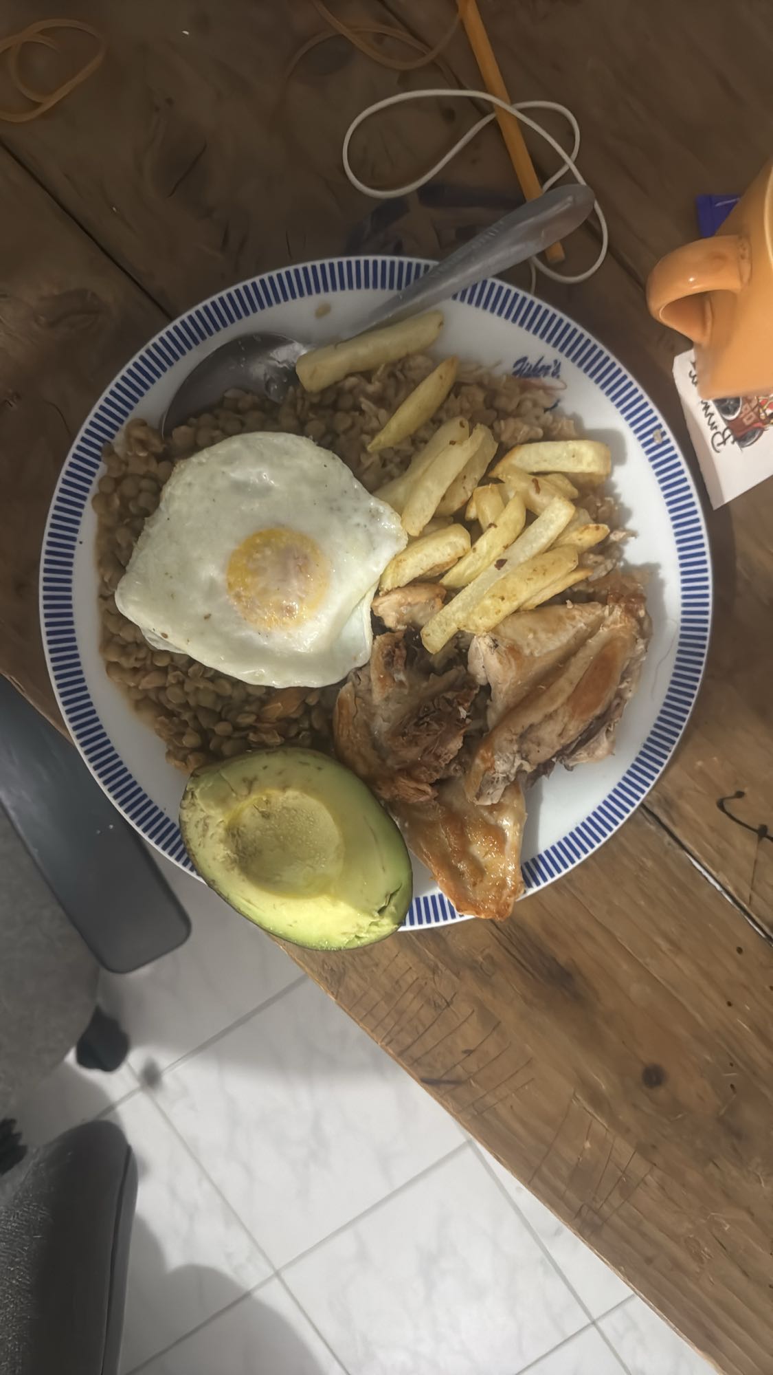 Plato mixto con pollo