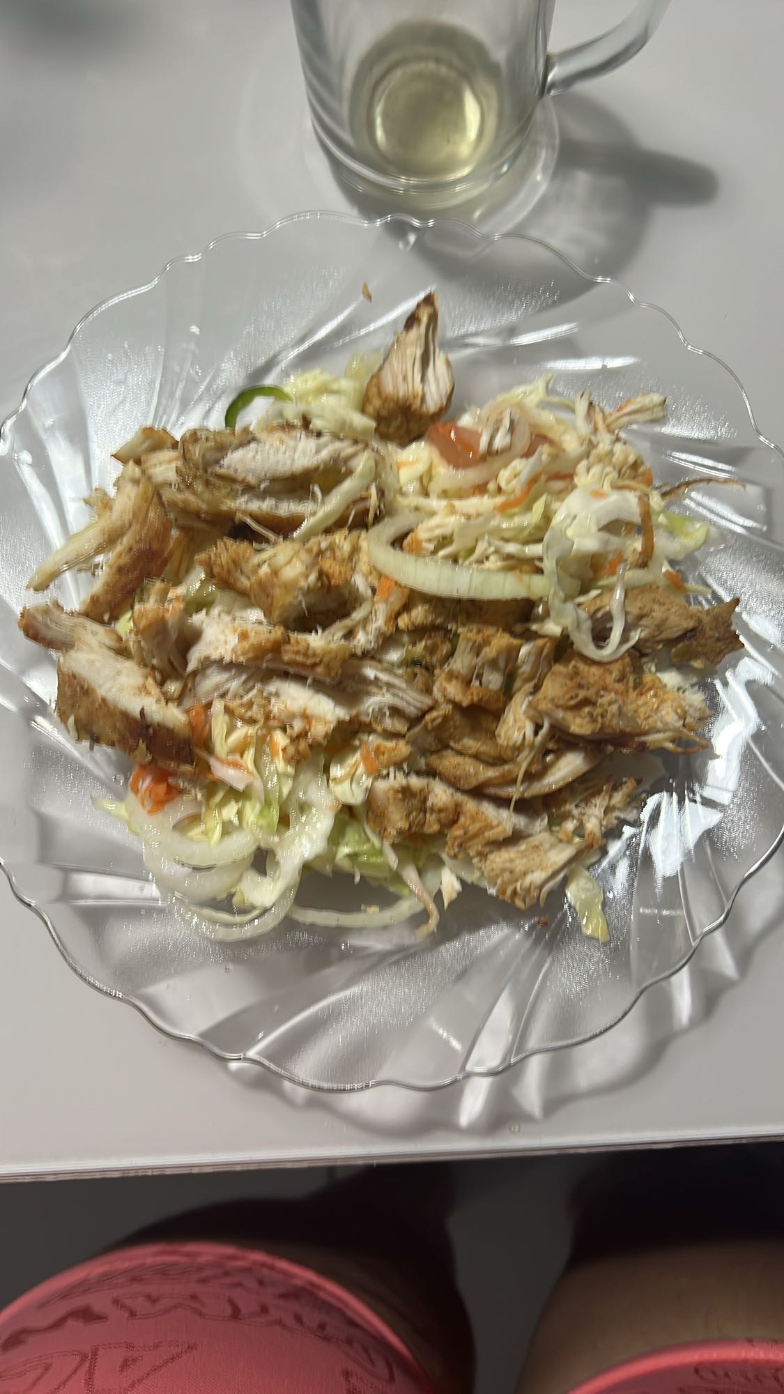 Salada de frango grelhado