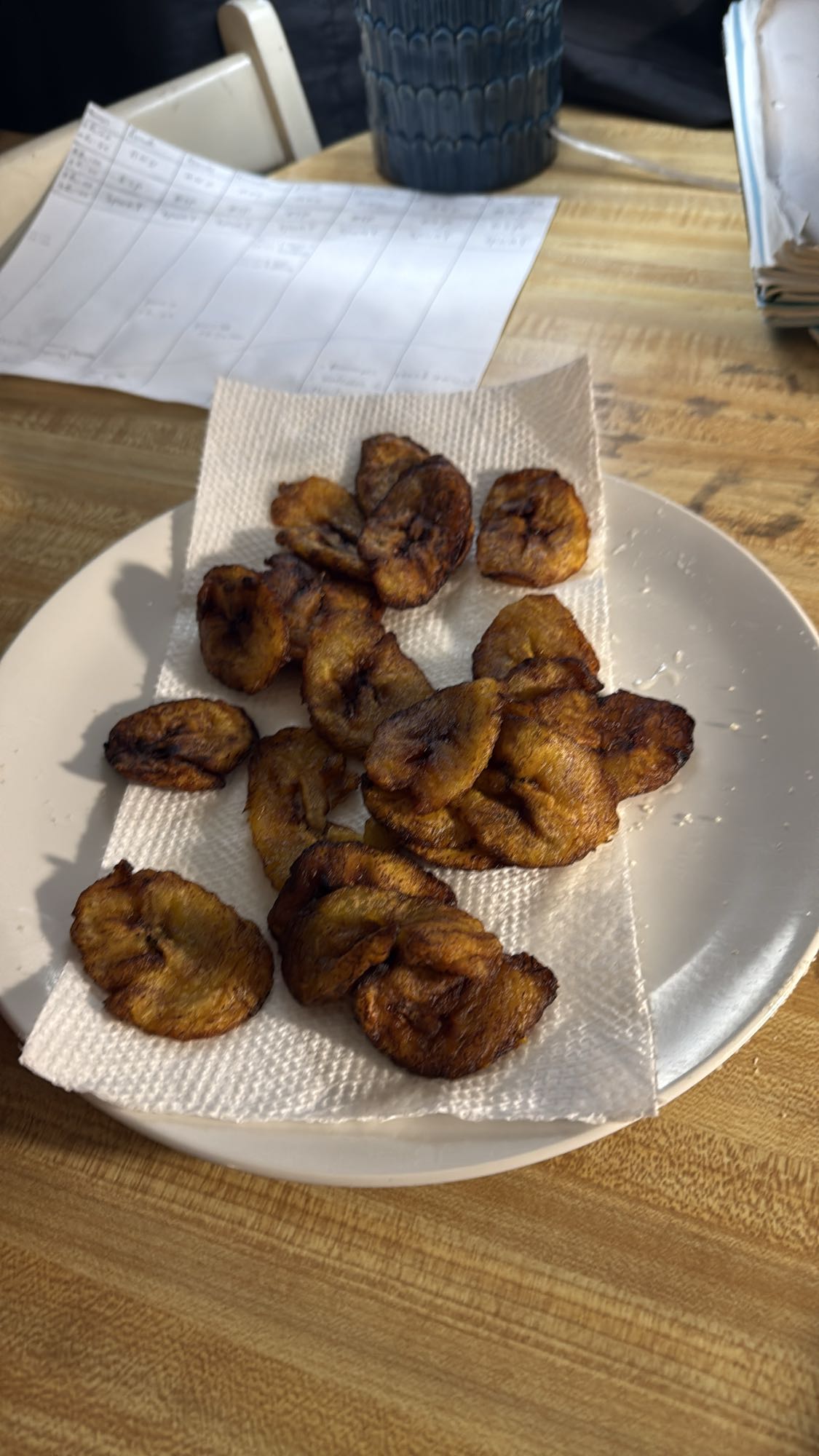 Bananes plantains frites