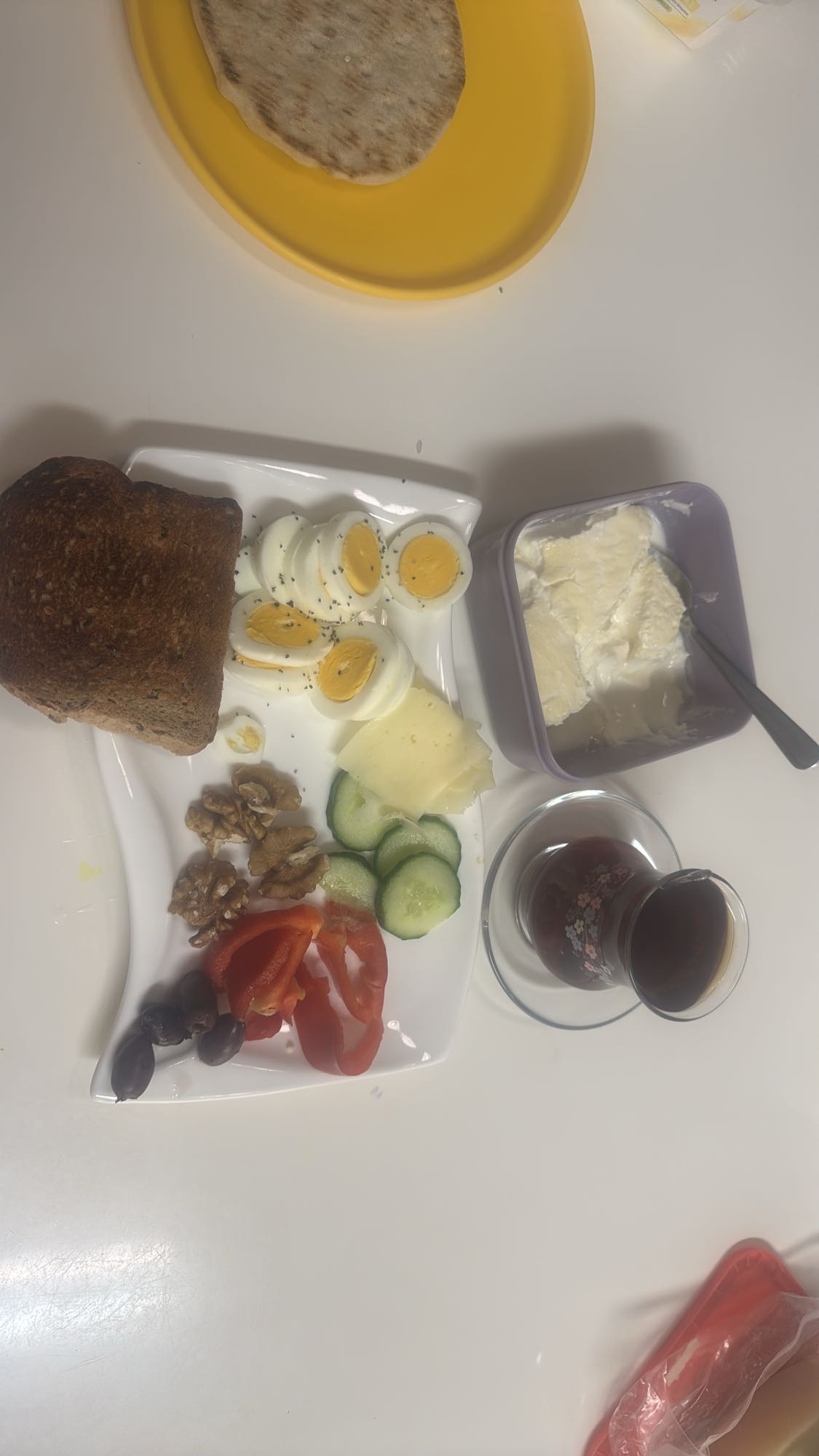 Turkisk frukosttallrik