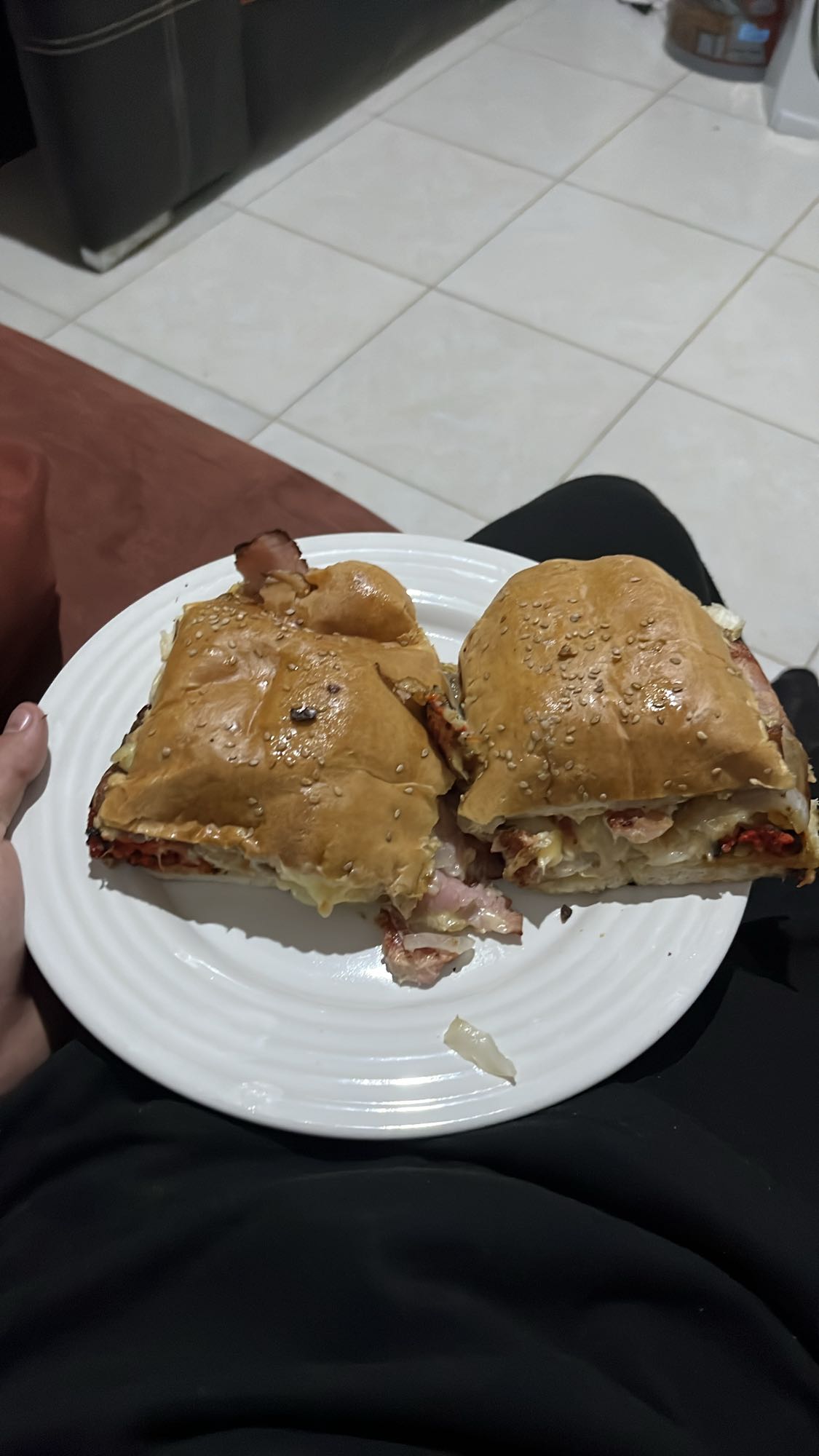 sándwich de jamón y queso
