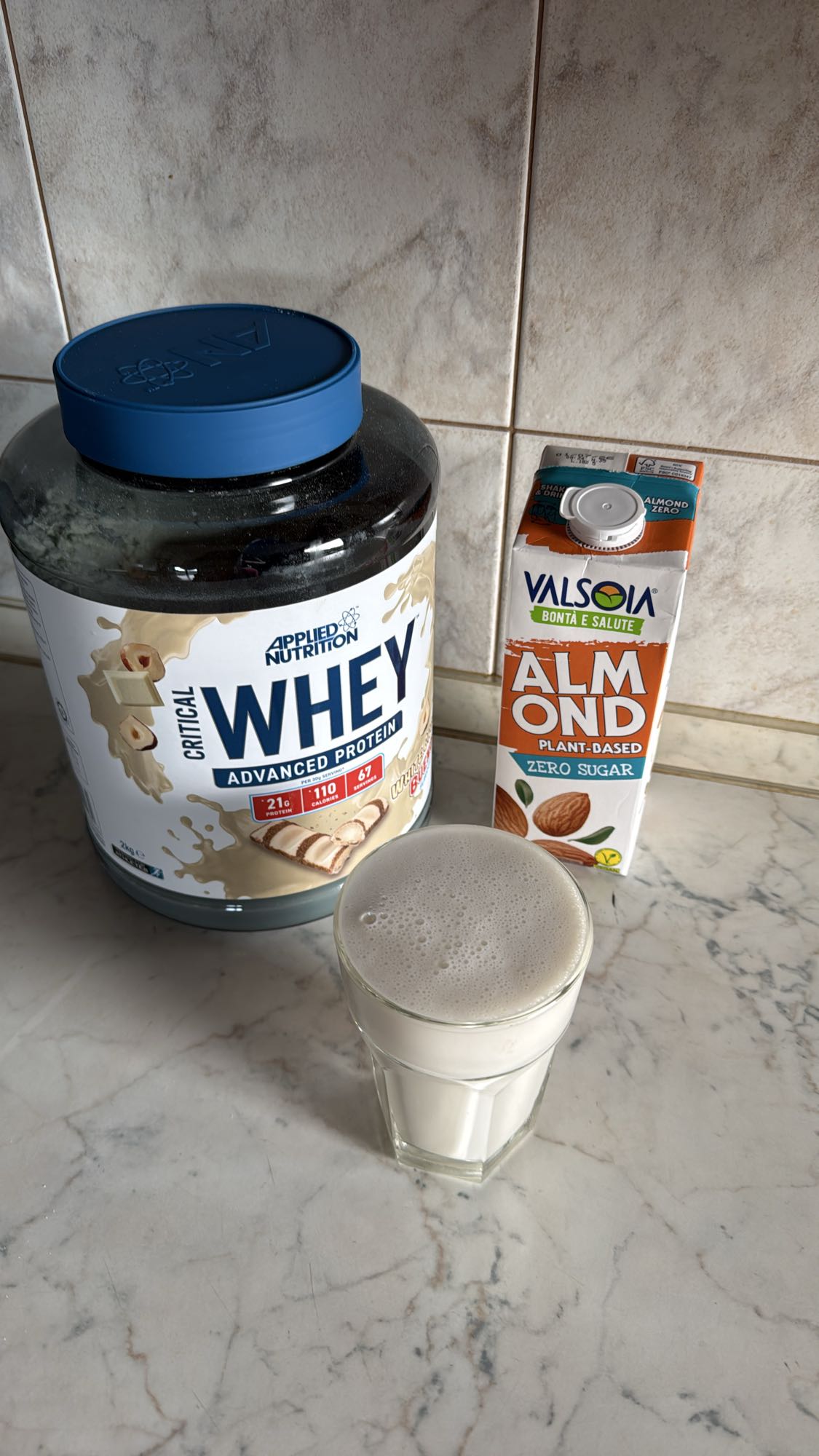 Whey Protein Almond Shake
