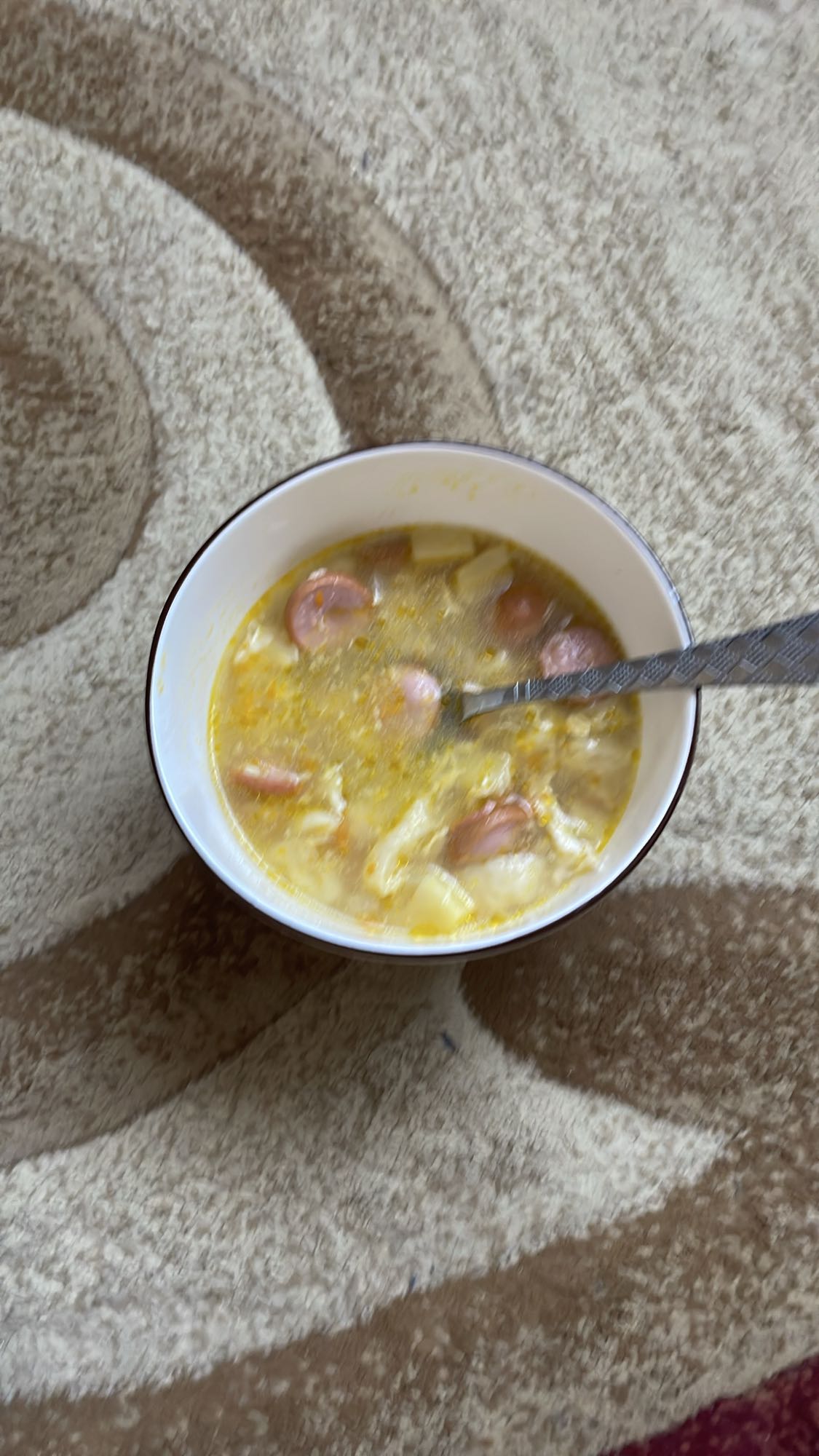 суп с сосисками