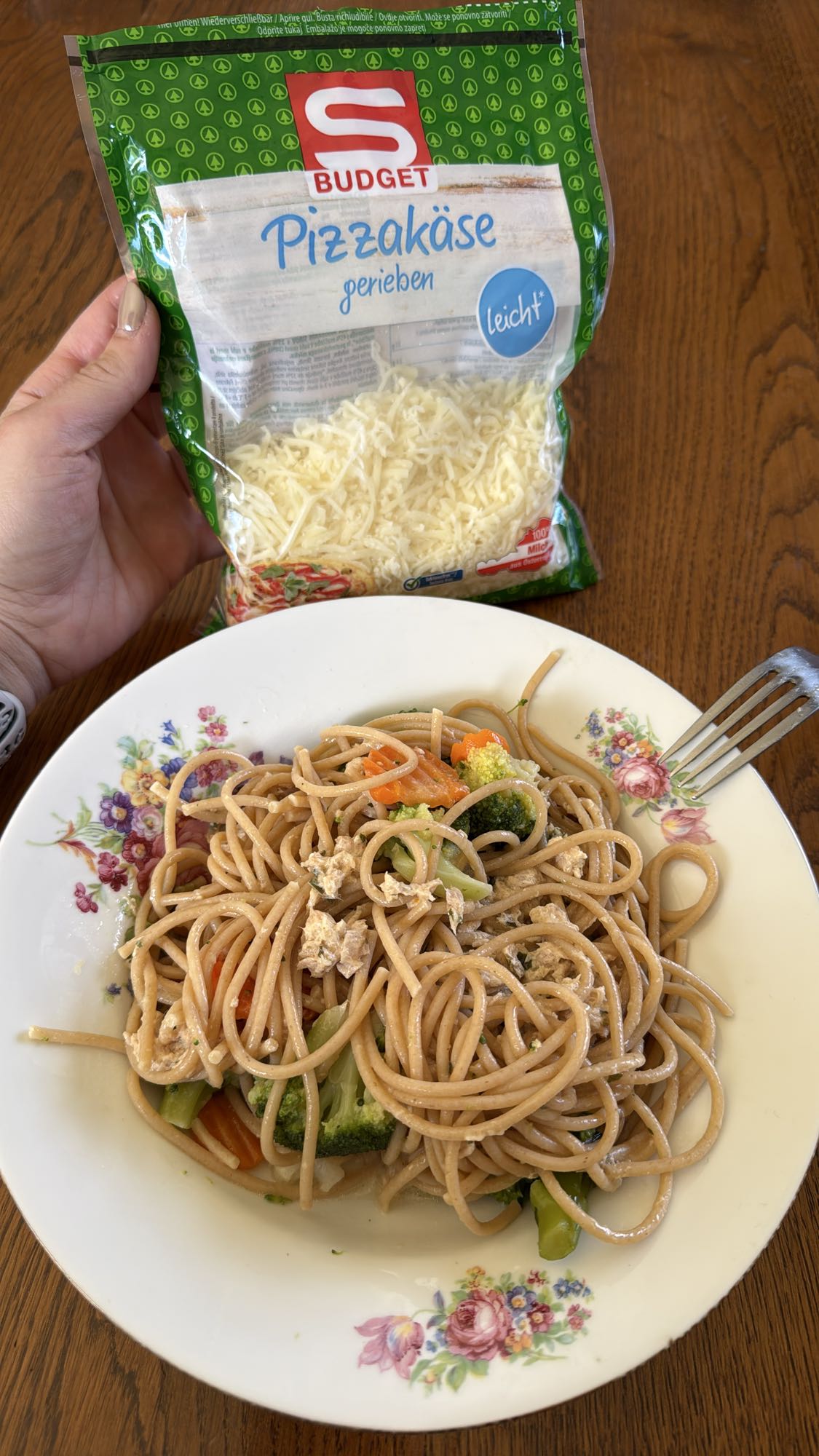 Veggie Pasta with Cheese