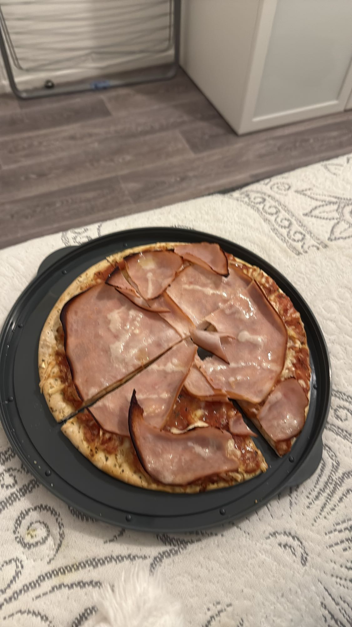 Pizza au jambon