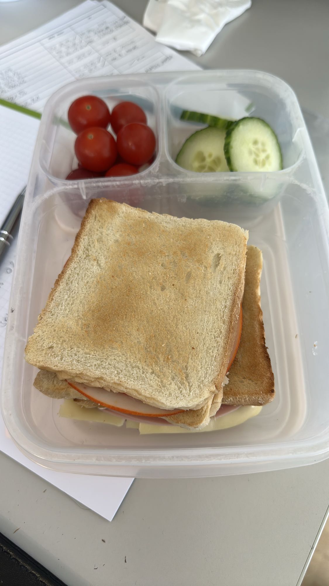 Sandwich met groenten