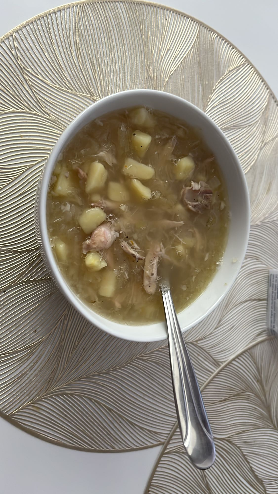 Zupa kapuśniak z ziemniakami