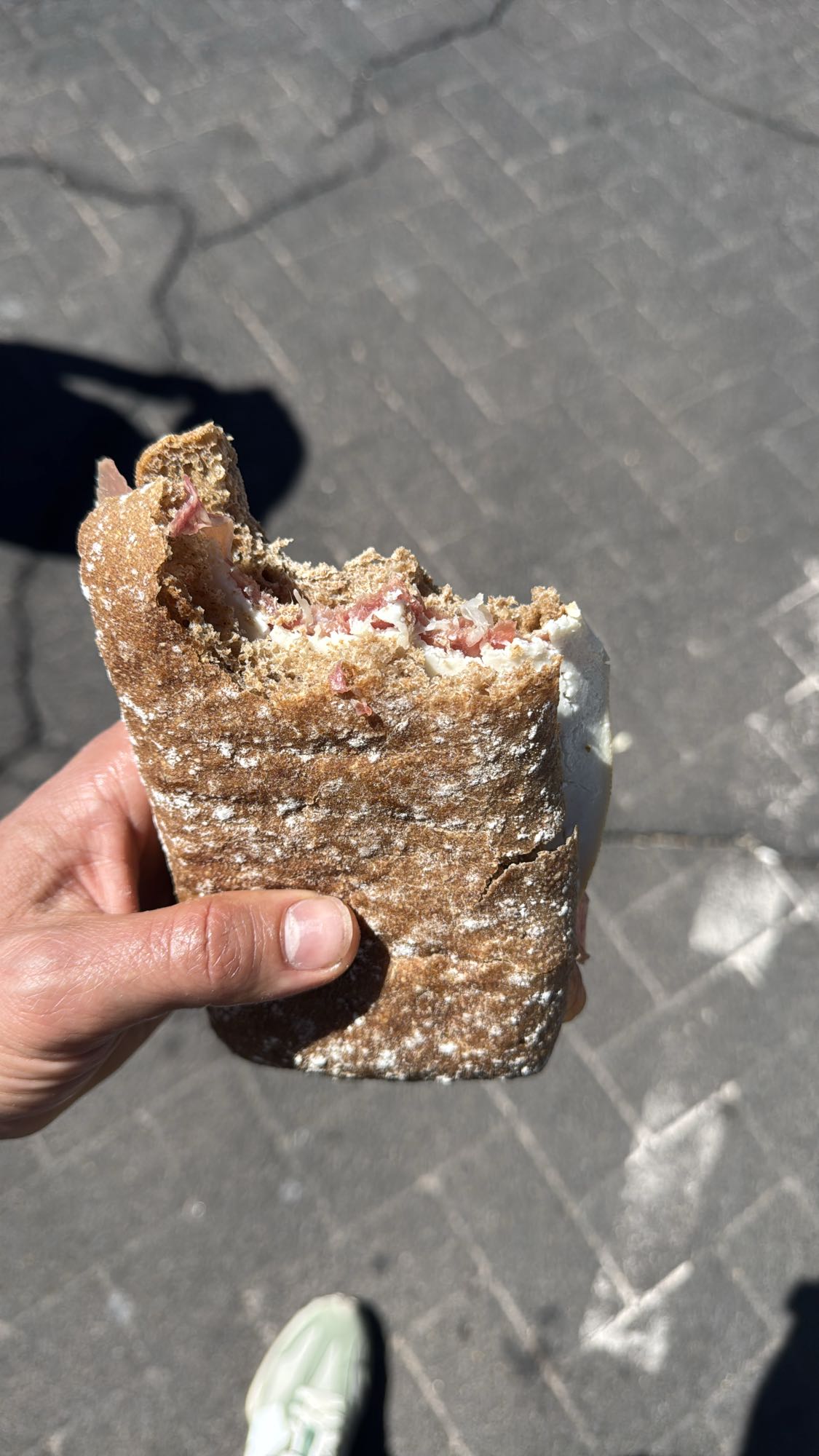 bocadillo de pan integral