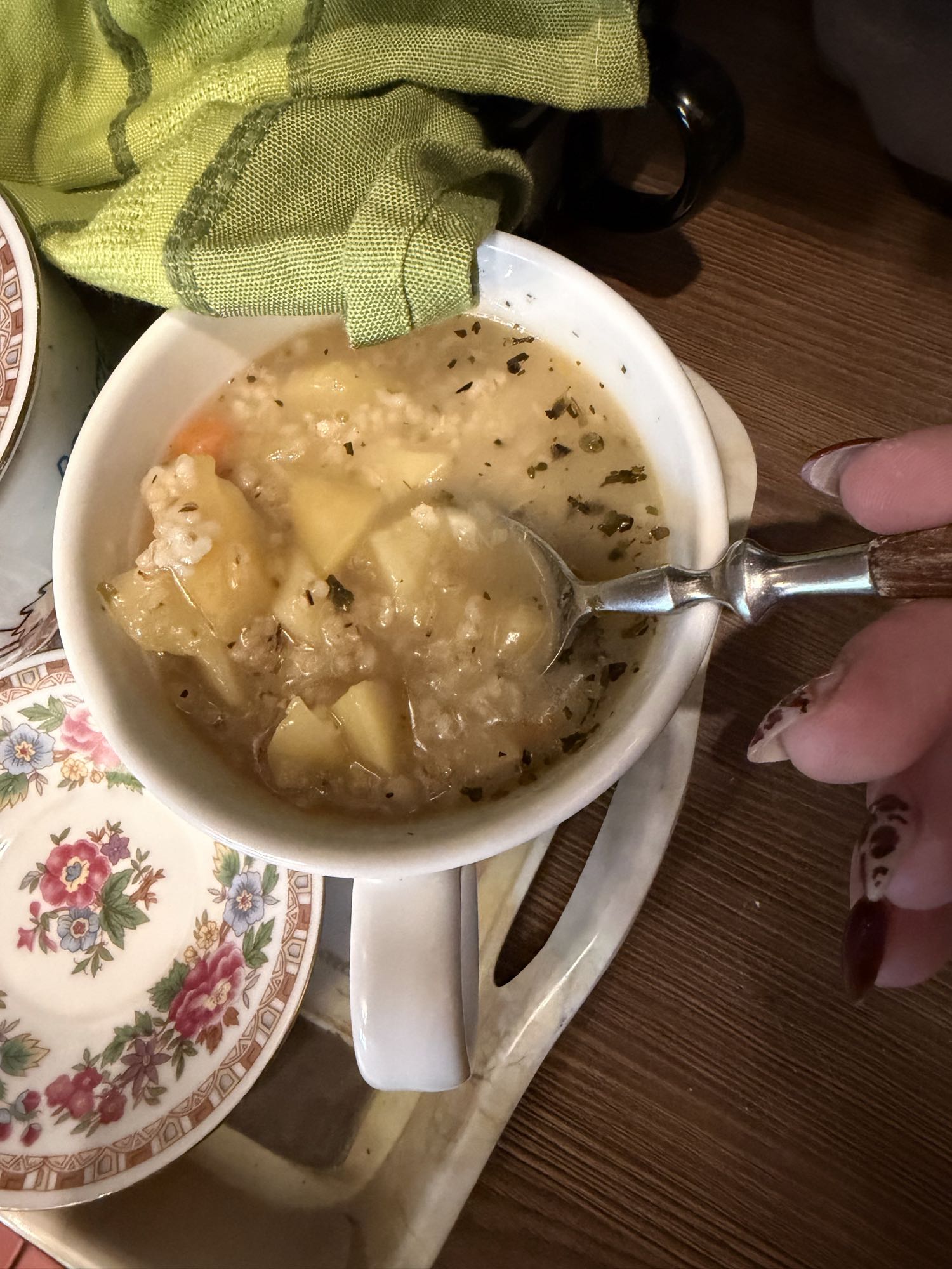 Zupa ziemniaczano-ryżowa