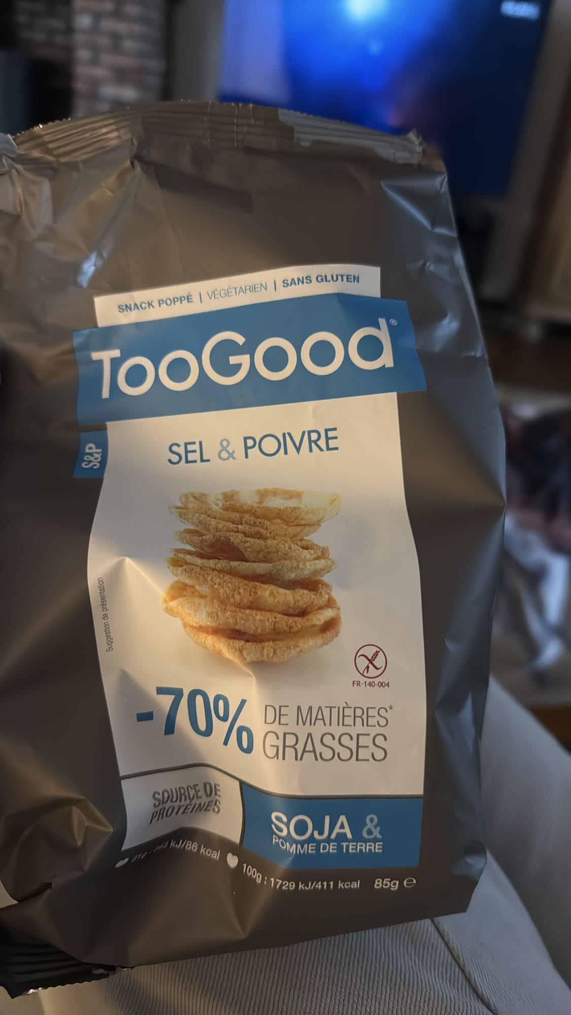 TooGood zout & peper chips