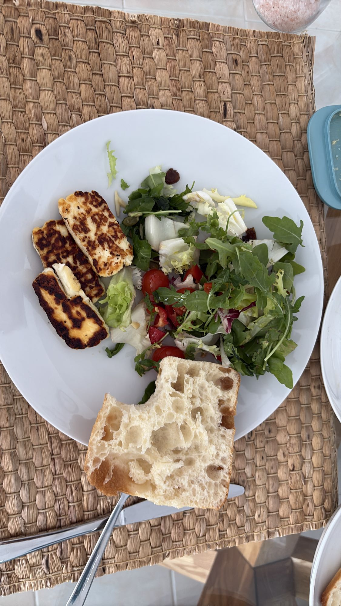Grilled Halloumi Salad Plate